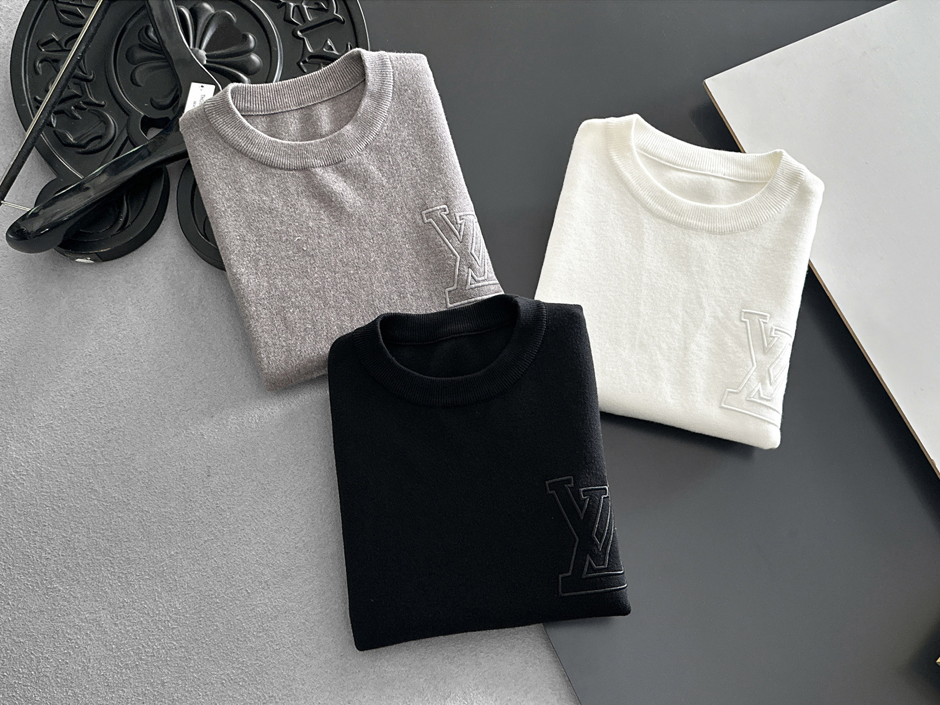 Louis Vuitton Couple Basic Clothing Wool M-l-xl