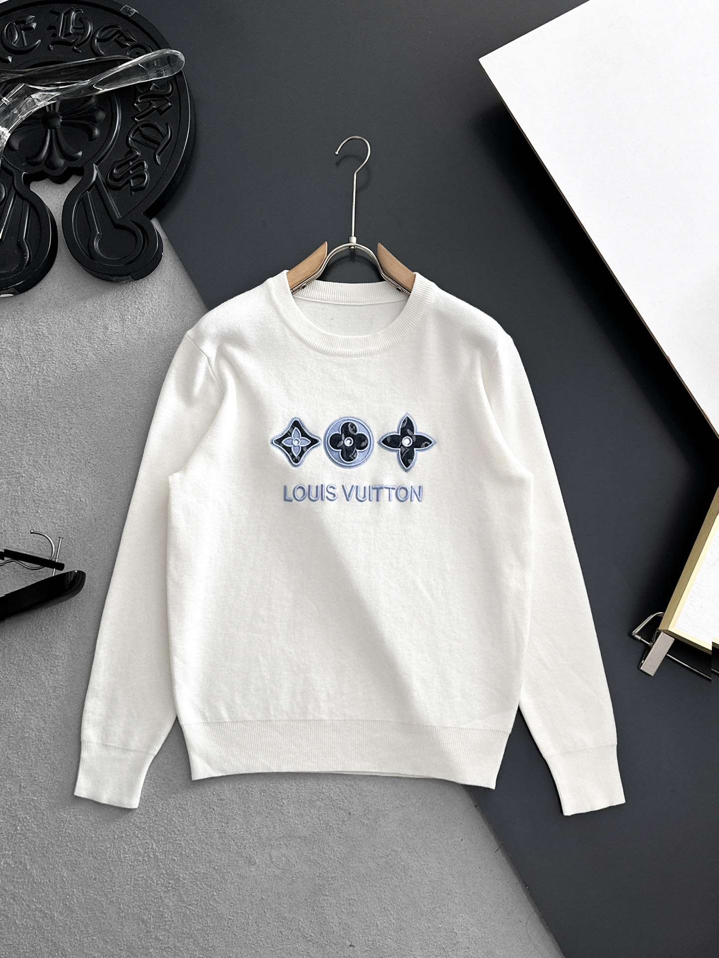 Louis Vuitton Couple Basic Clothing Wool M-l-xl