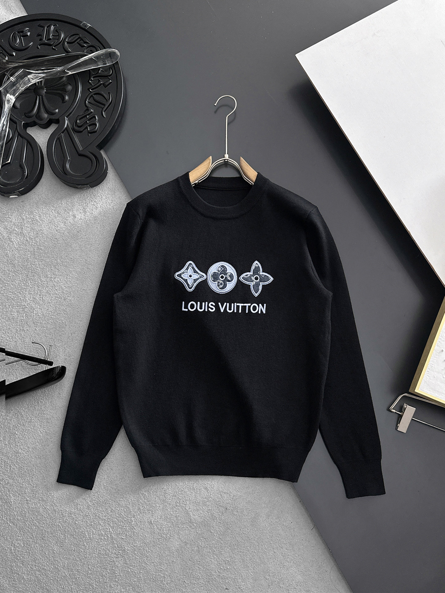 Louis Vuitton Couple Basic Clothing Wool M-l-xl