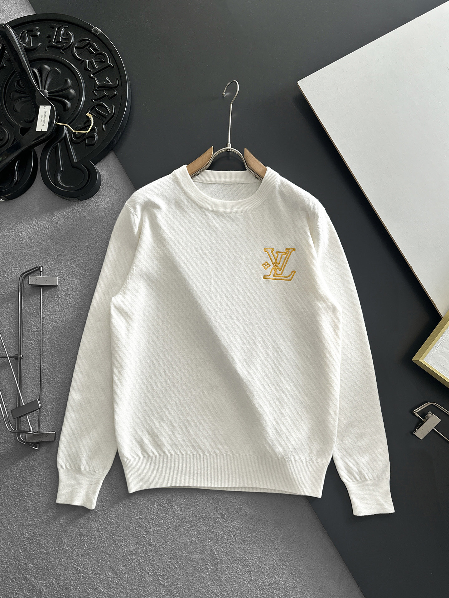 Louis Vuitton Couple Basic Clothing Wool M-l-xl