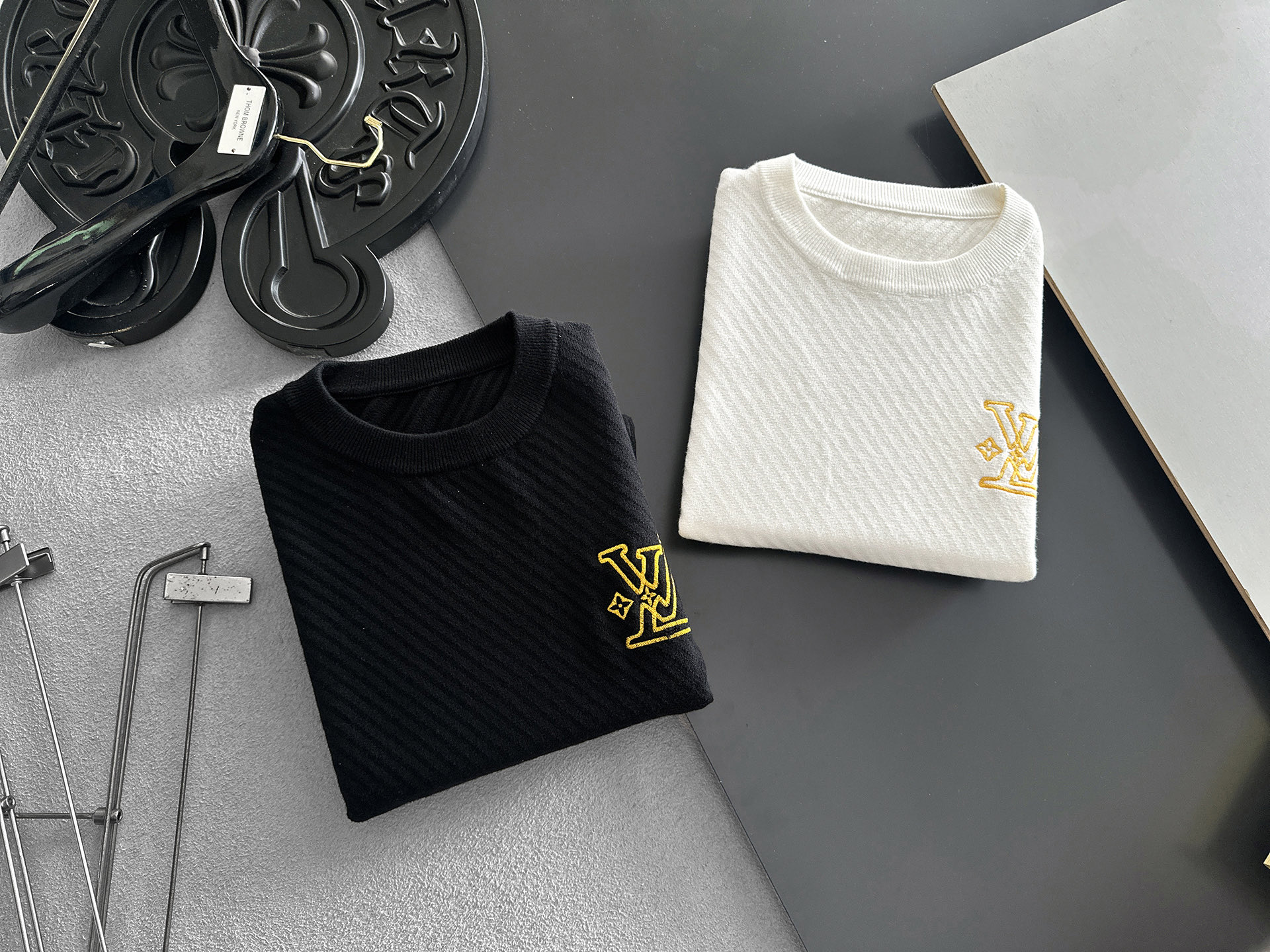 Louis Vuitton Couple Basic Clothing Wool M-l-xl