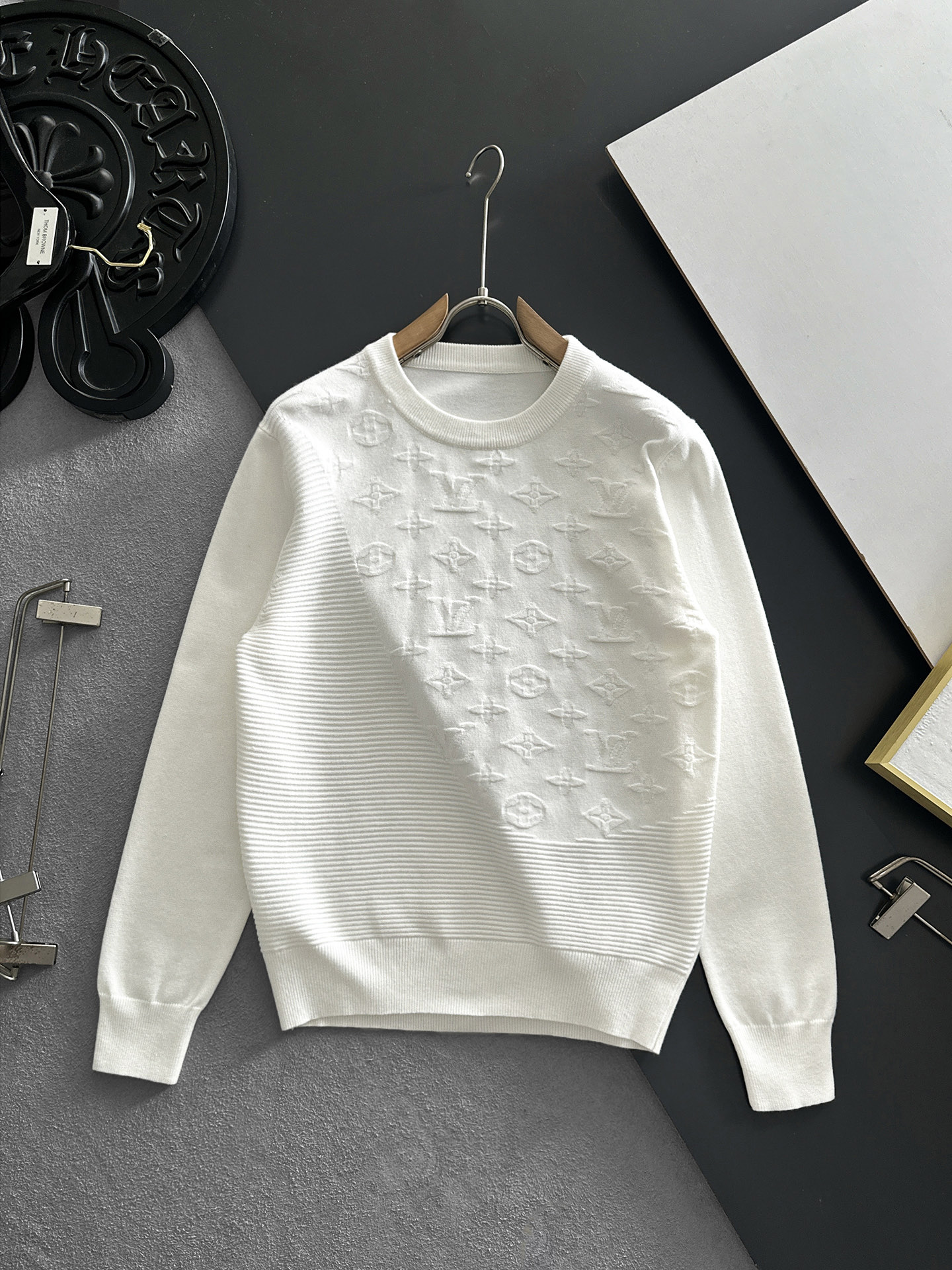 Louis Vuitton Couple Basic Clothing Wool M-l-xl