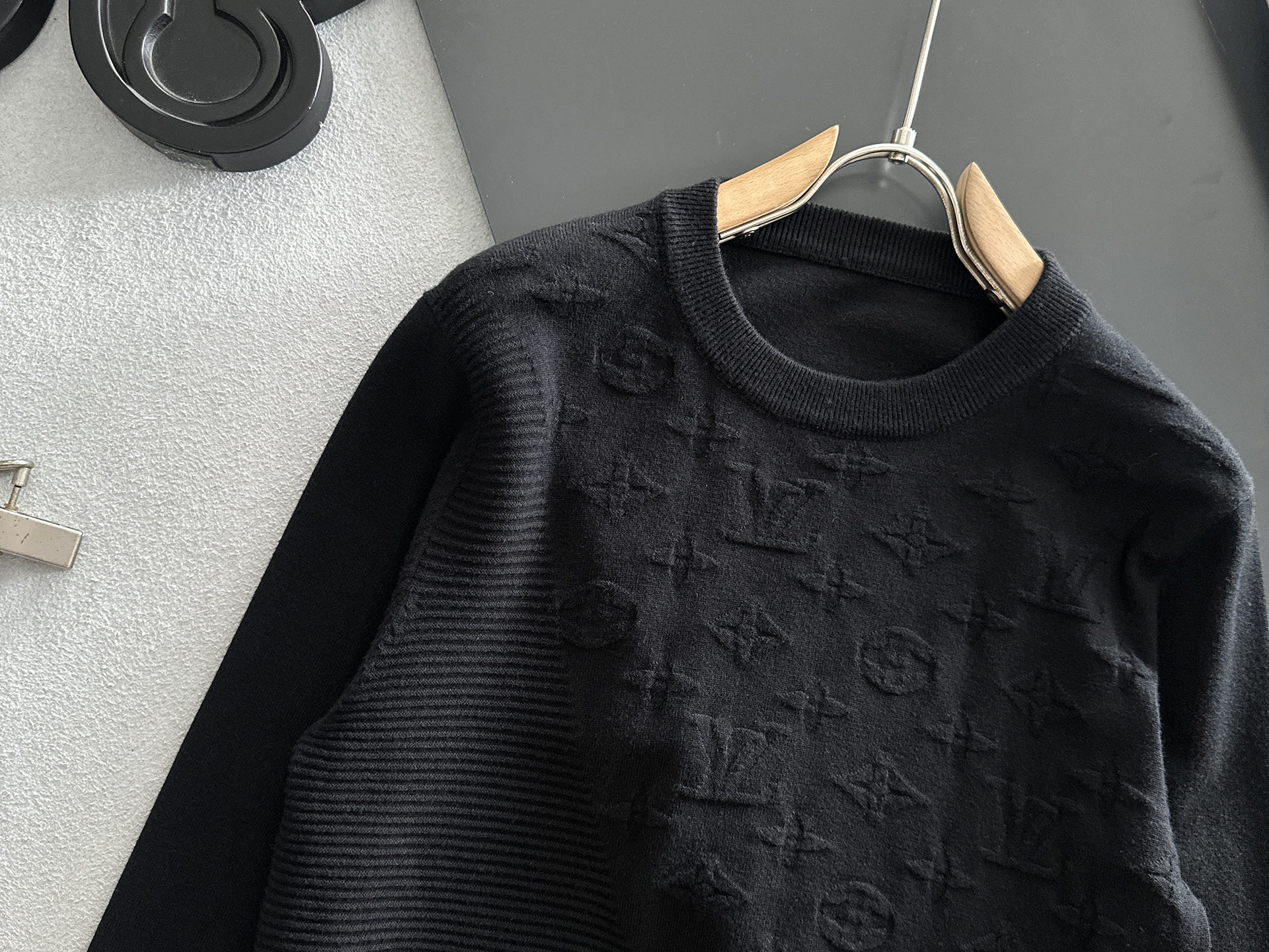 Louis Vuitton Couple Basic Clothing Wool M-l-xl