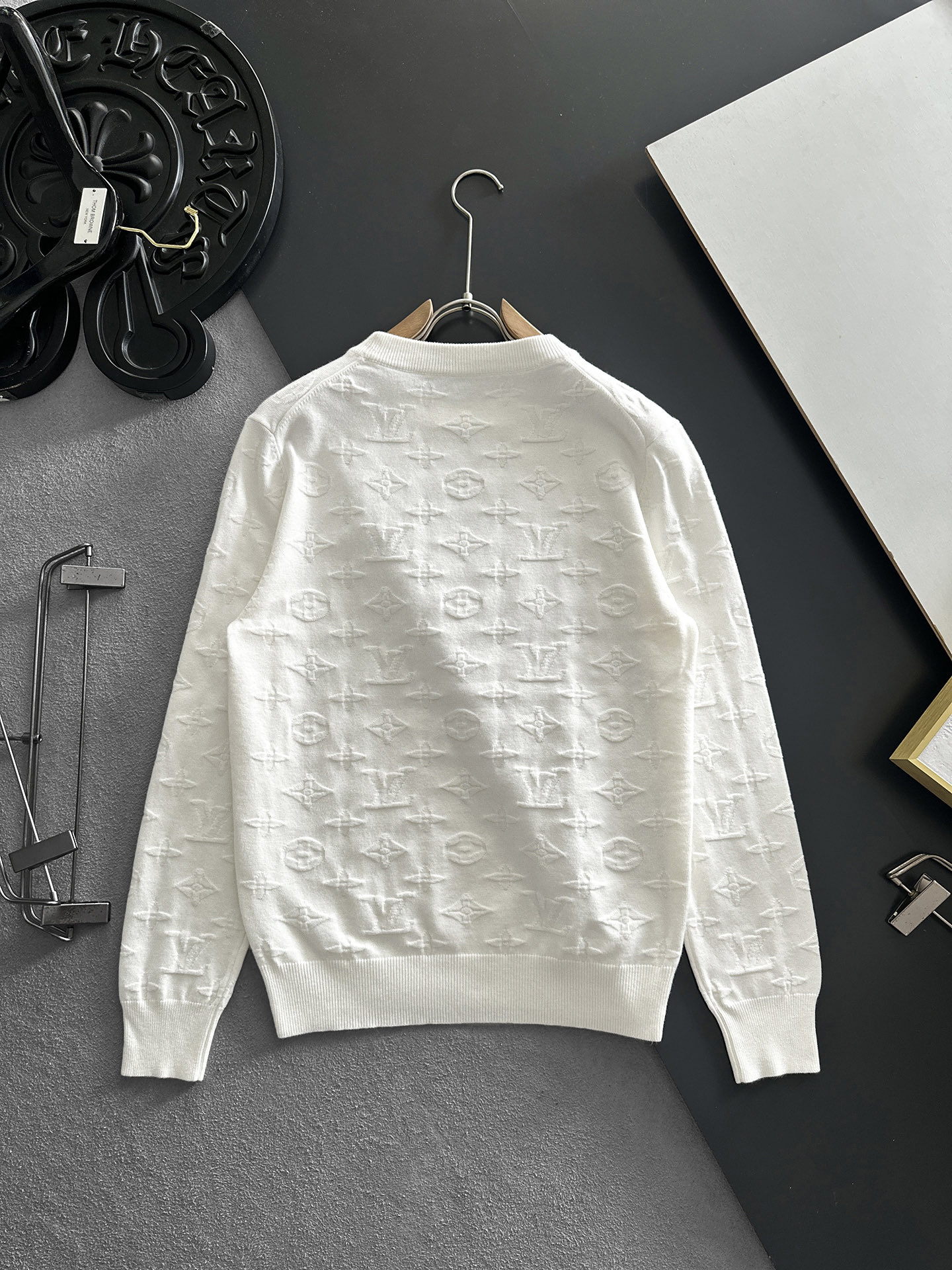 Louis Vuitton Couple Basic Clothing Wool M-l-xl