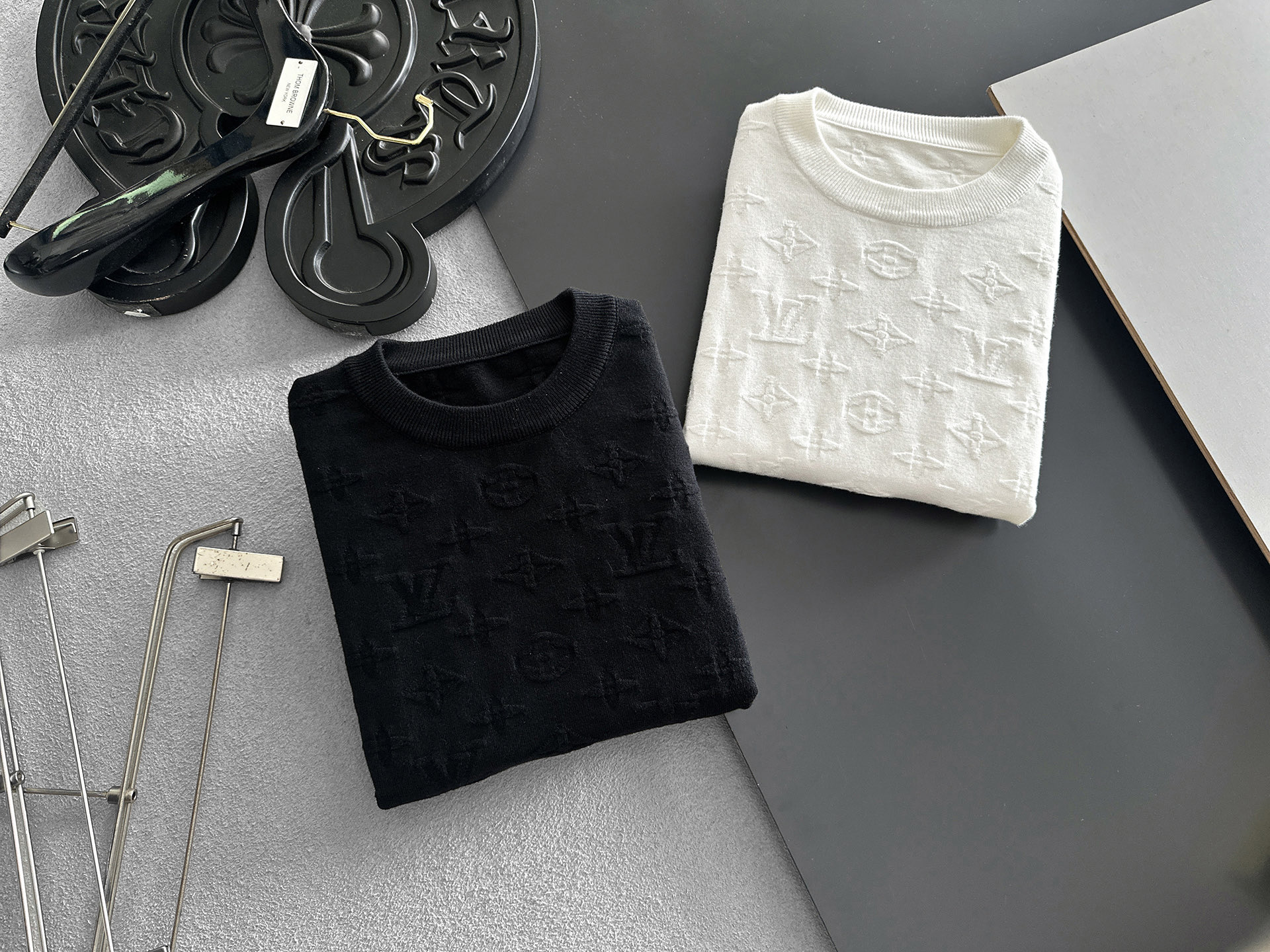 Louis Vuitton Couple Basic Clothing Wool M-l-xl