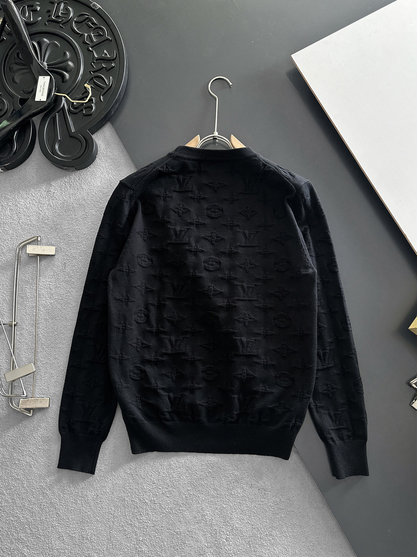 Louis Vuitton Couple Basic Clothing Wool M-l-xl