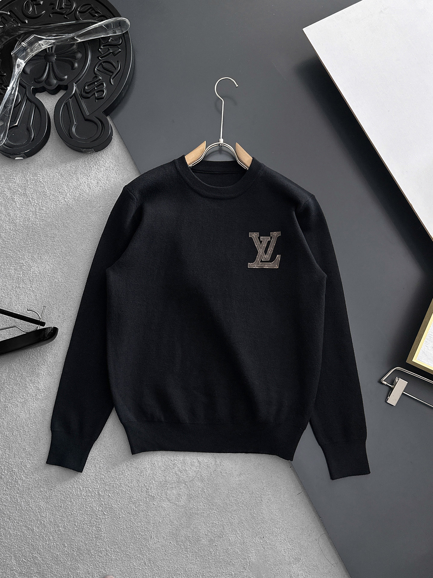 Louis Vuitton Couple Basic Clothing Wool M-l-xl