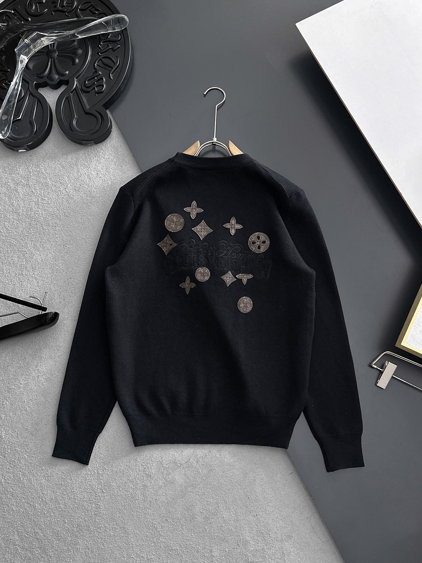 Louis Vuitton Couple Basic Clothing Wool M-l-xl