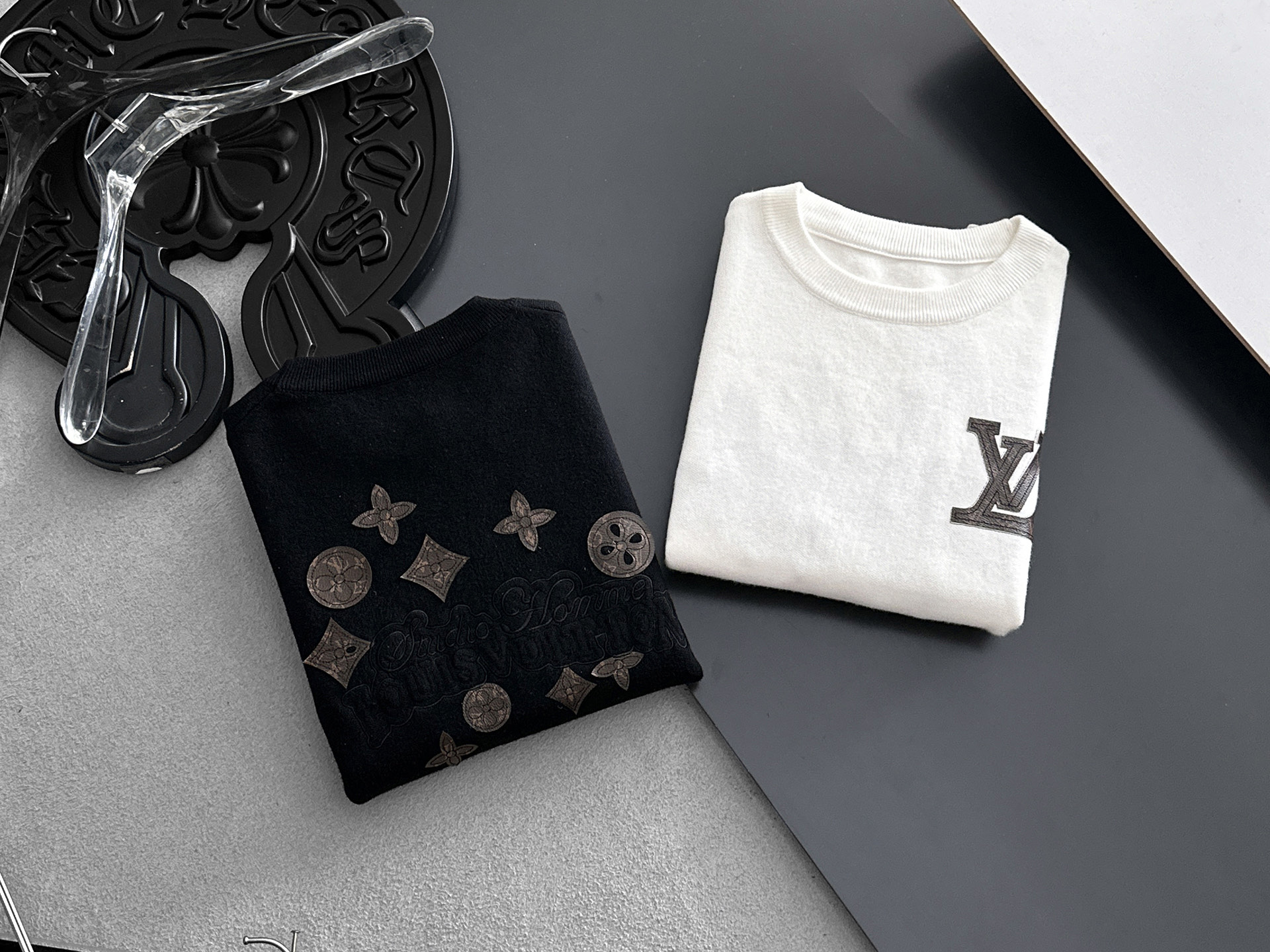 Louis Vuitton Couple Basic Clothing Wool M-l-xl