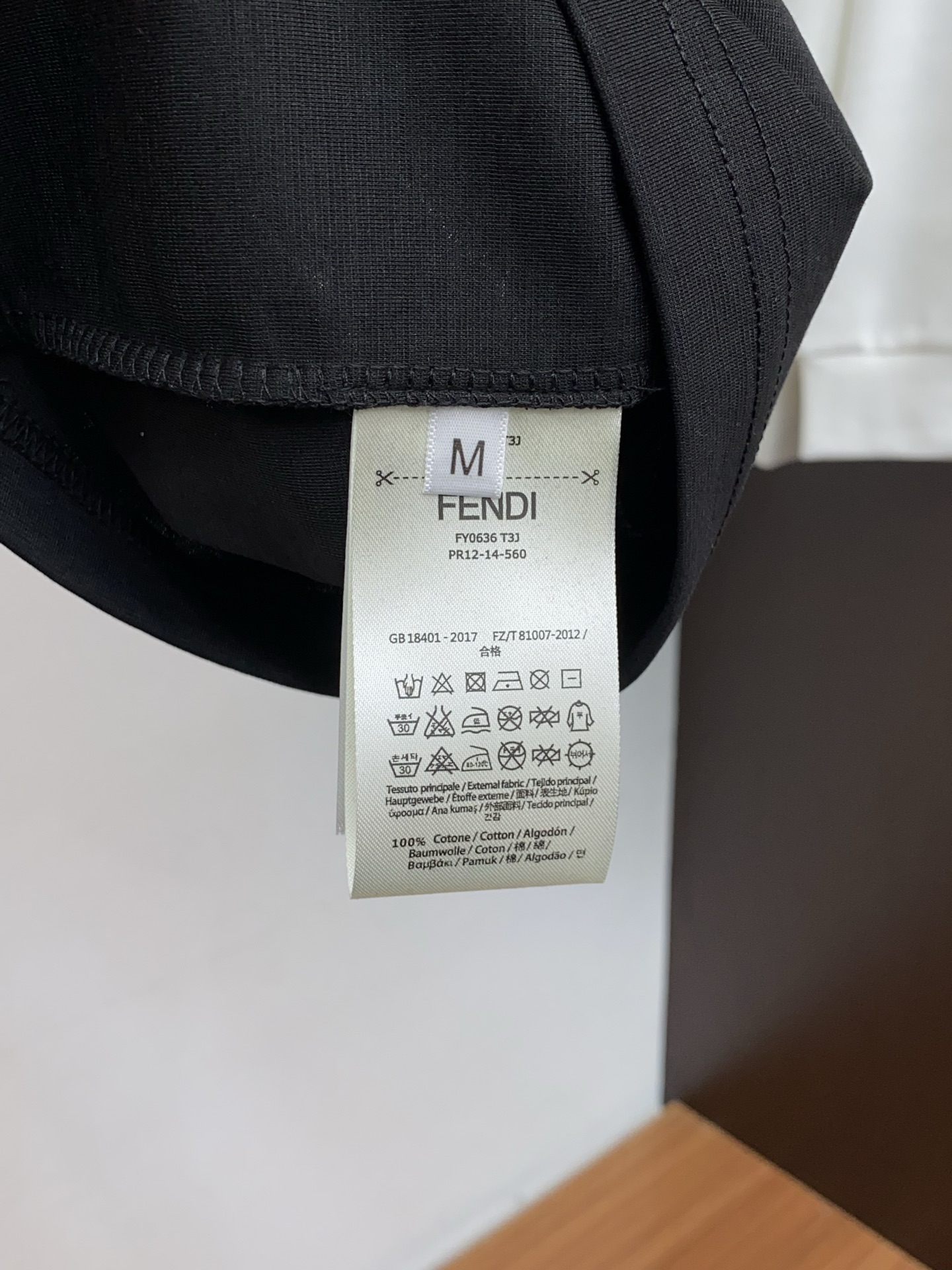 Fendi Male Basic Clothing Cotton S-xl