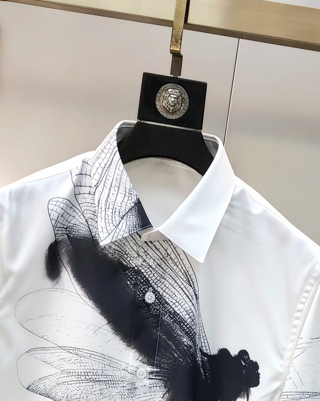 Alexander Mcqueen Male Shirt Cotton Printed S-m-l-xl