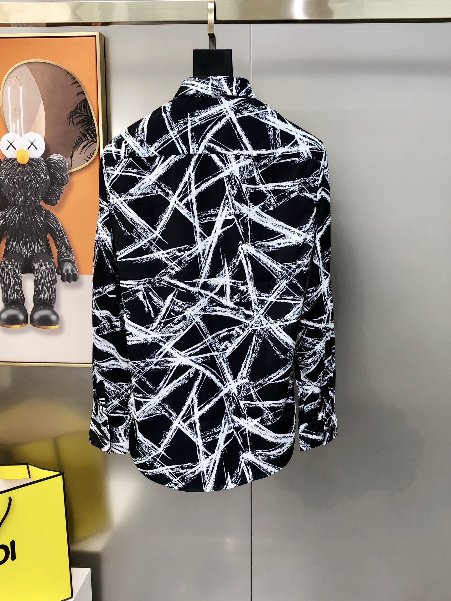 Alexander Mcqueen Male Shirt Cotton Printed S-m-l-xl