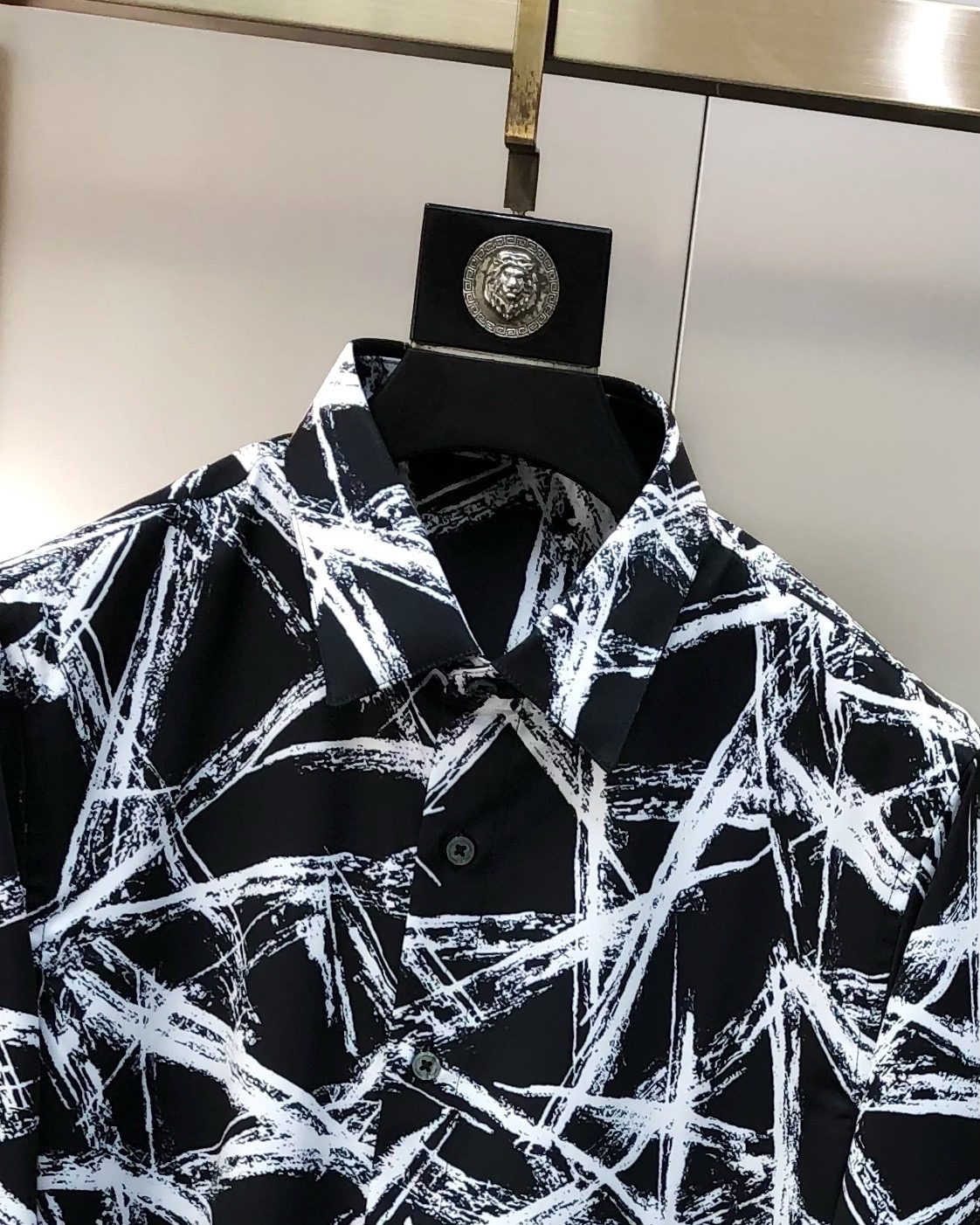 Alexander Mcqueen Male Shirt Cotton Printed S-m-l-xl