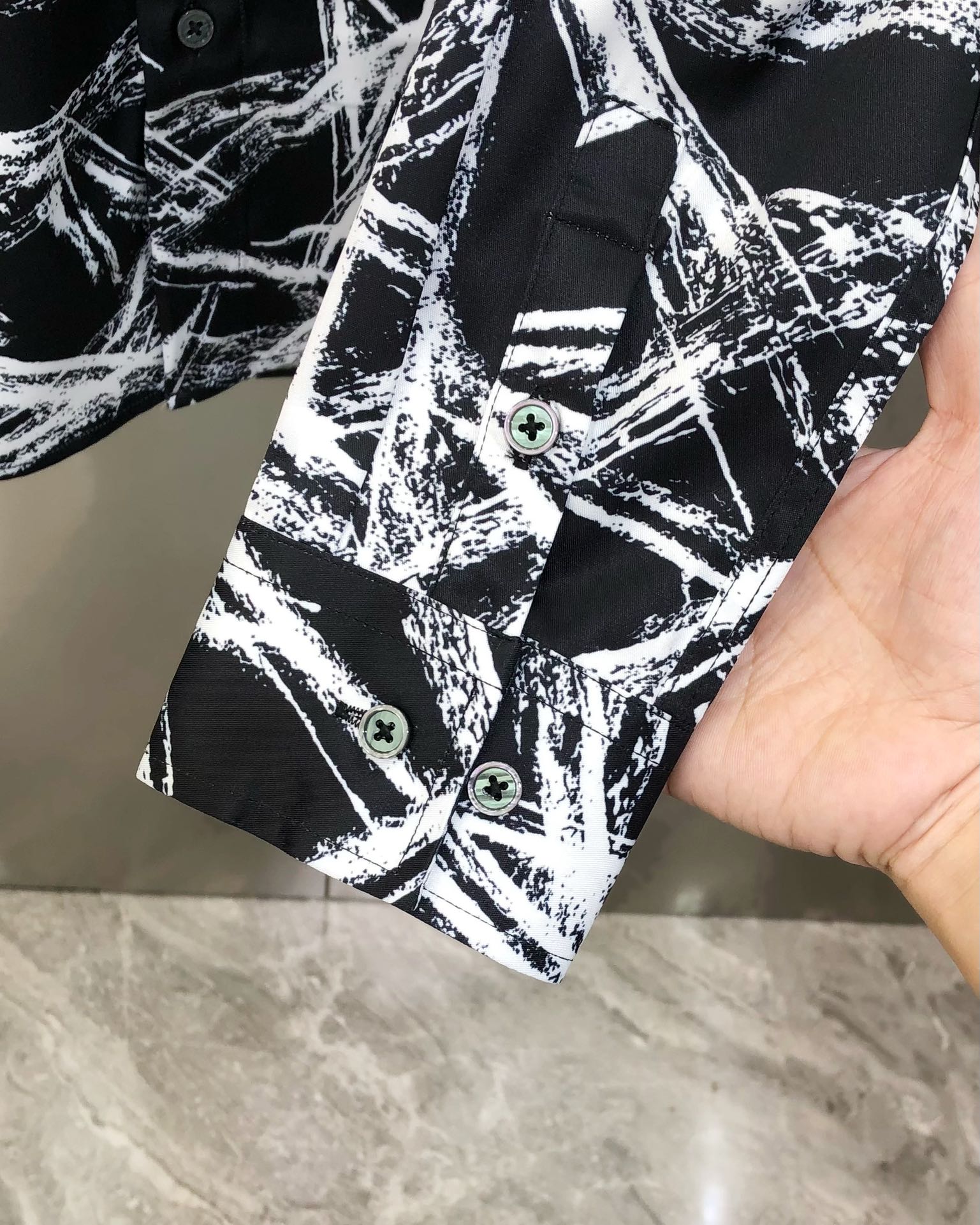 Alexander Mcqueen Male Shirt Cotton Printed S-m-l-xl