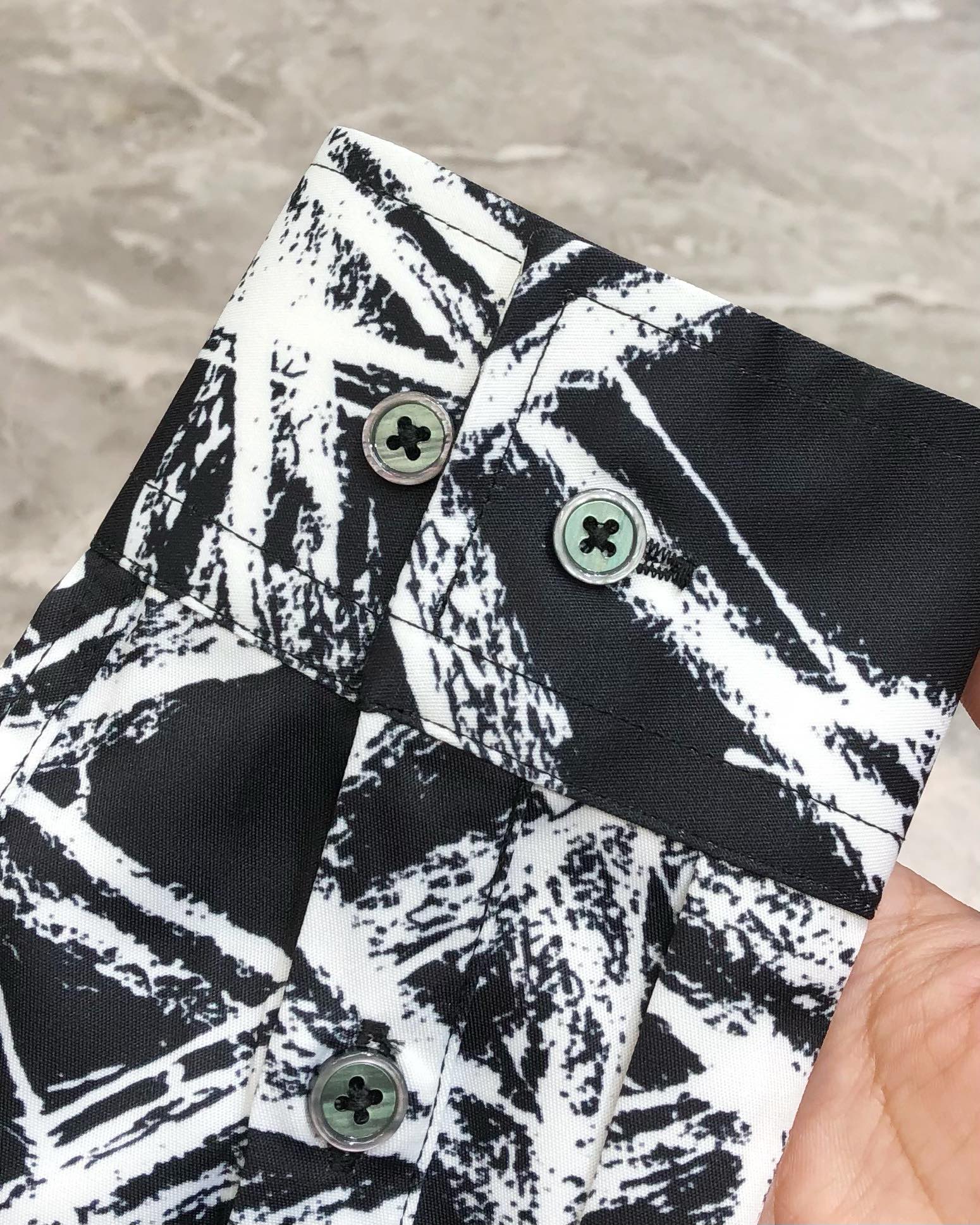 Alexander Mcqueen Male Shirt Cotton Printed S-m-l-xl