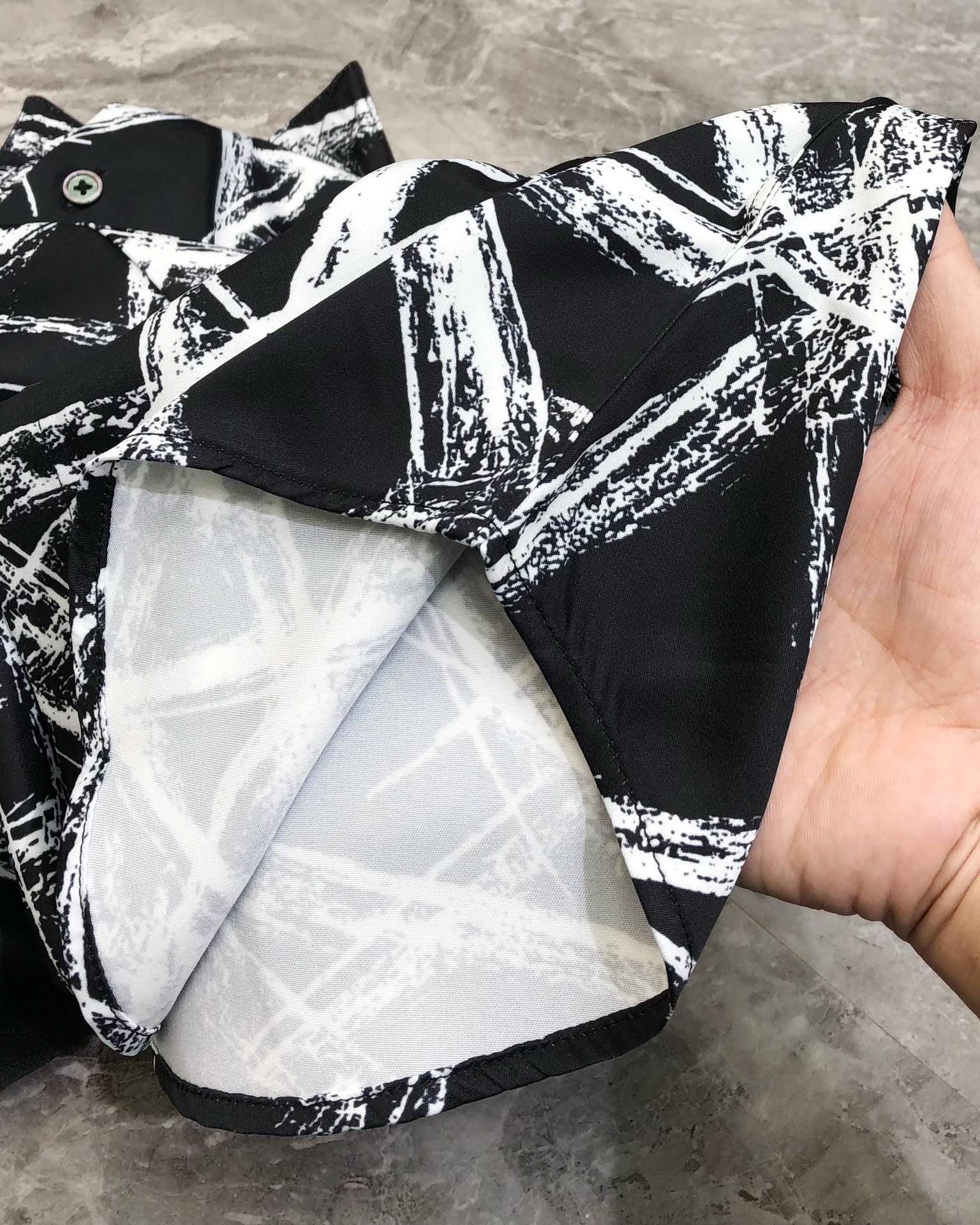 Alexander Mcqueen Male Shirt Cotton Printed S-m-l-xl