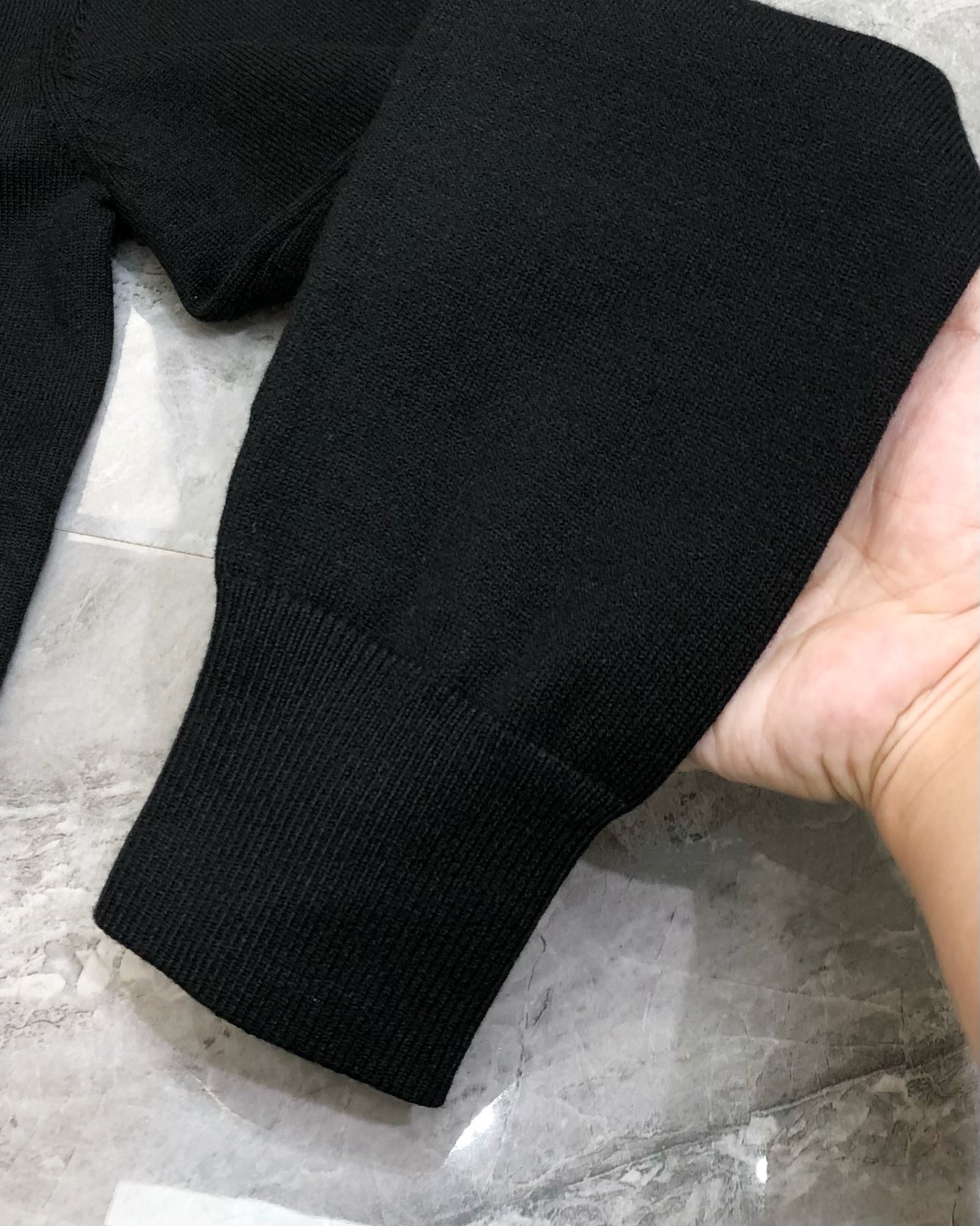 Moncler Male Basic Clothing Wool Black M-l-xl