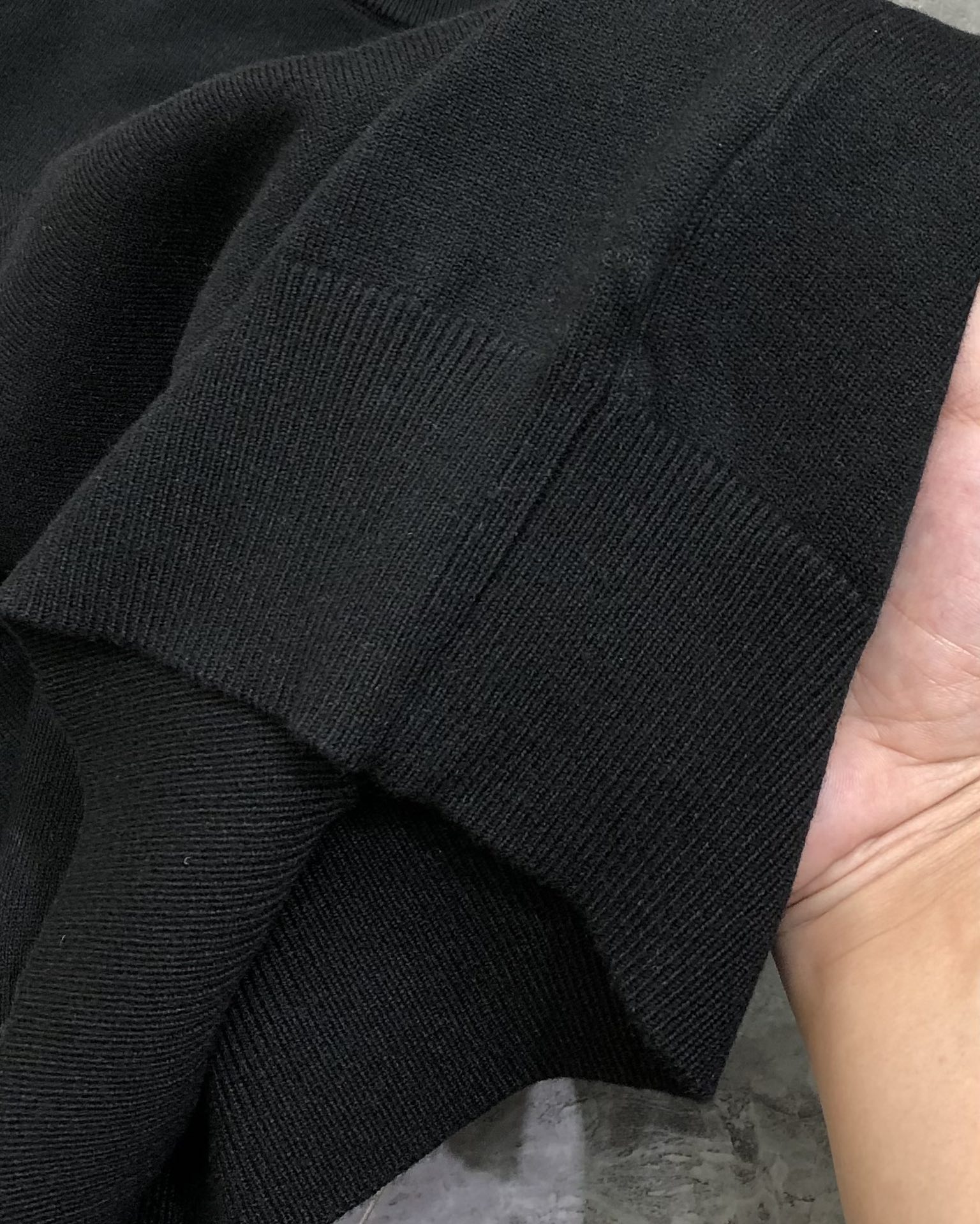 Moncler Male Basic Clothing Wool Black M-l-xl