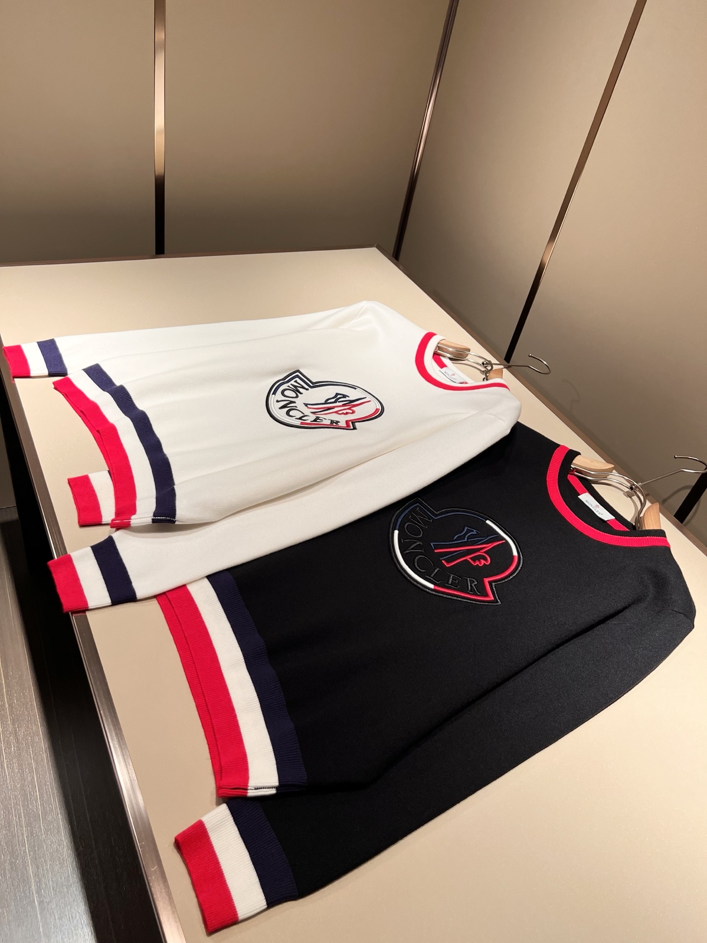 Moncler Couple Basic Clothing Wool Couple Style M-l-xl