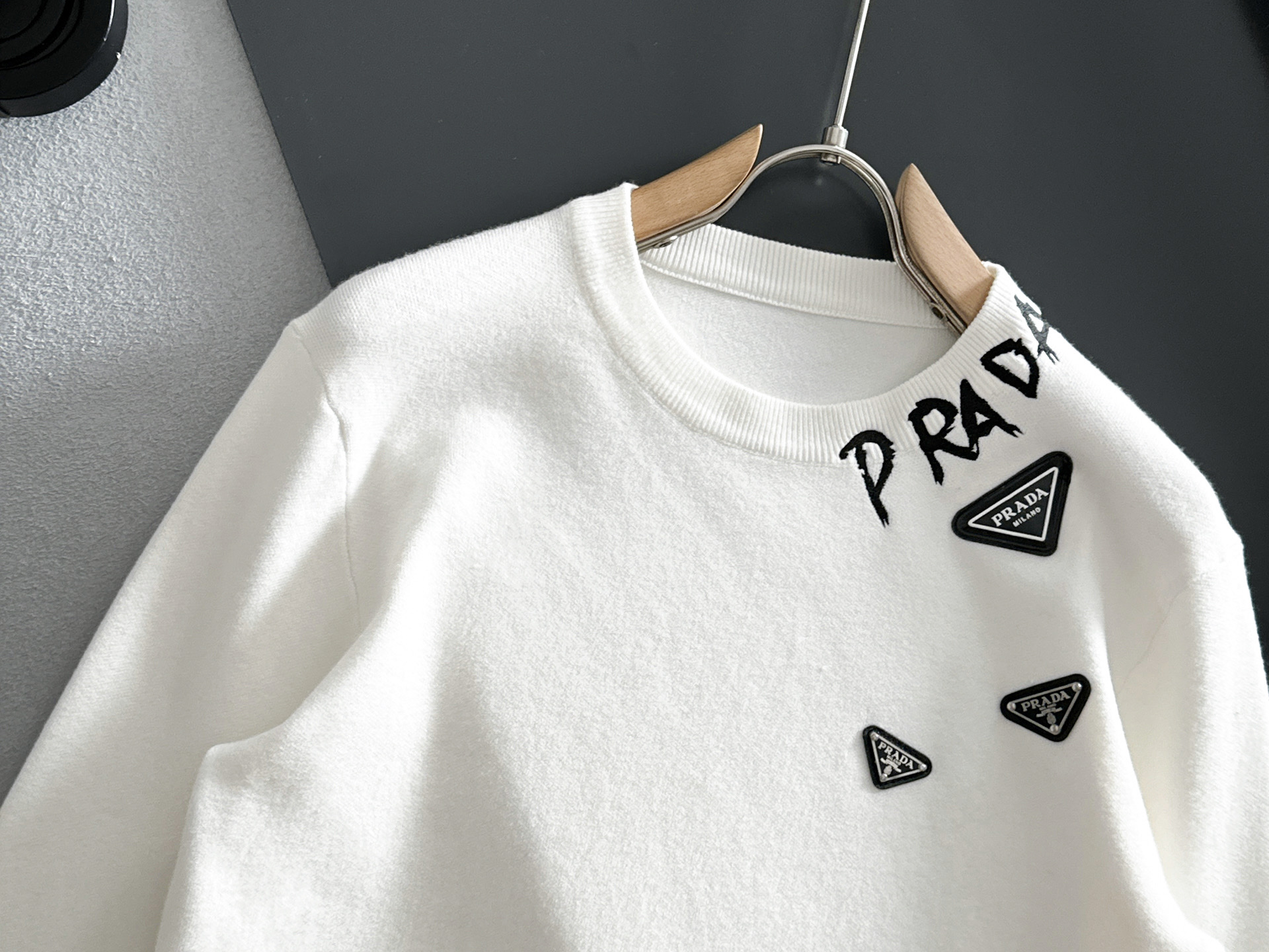 Prada Couple Basic Clothing Wool M-xl