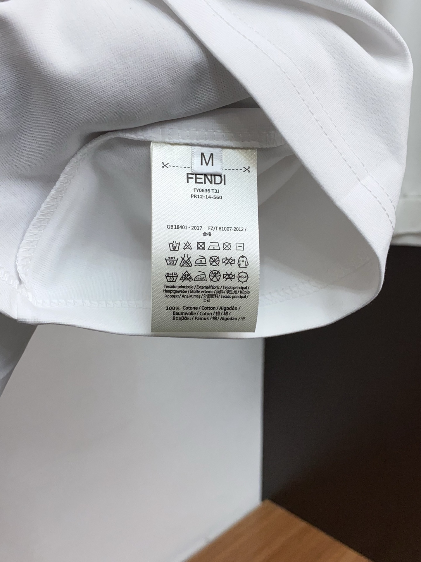 Fendi Male Basic Clothing Cotton S-xl