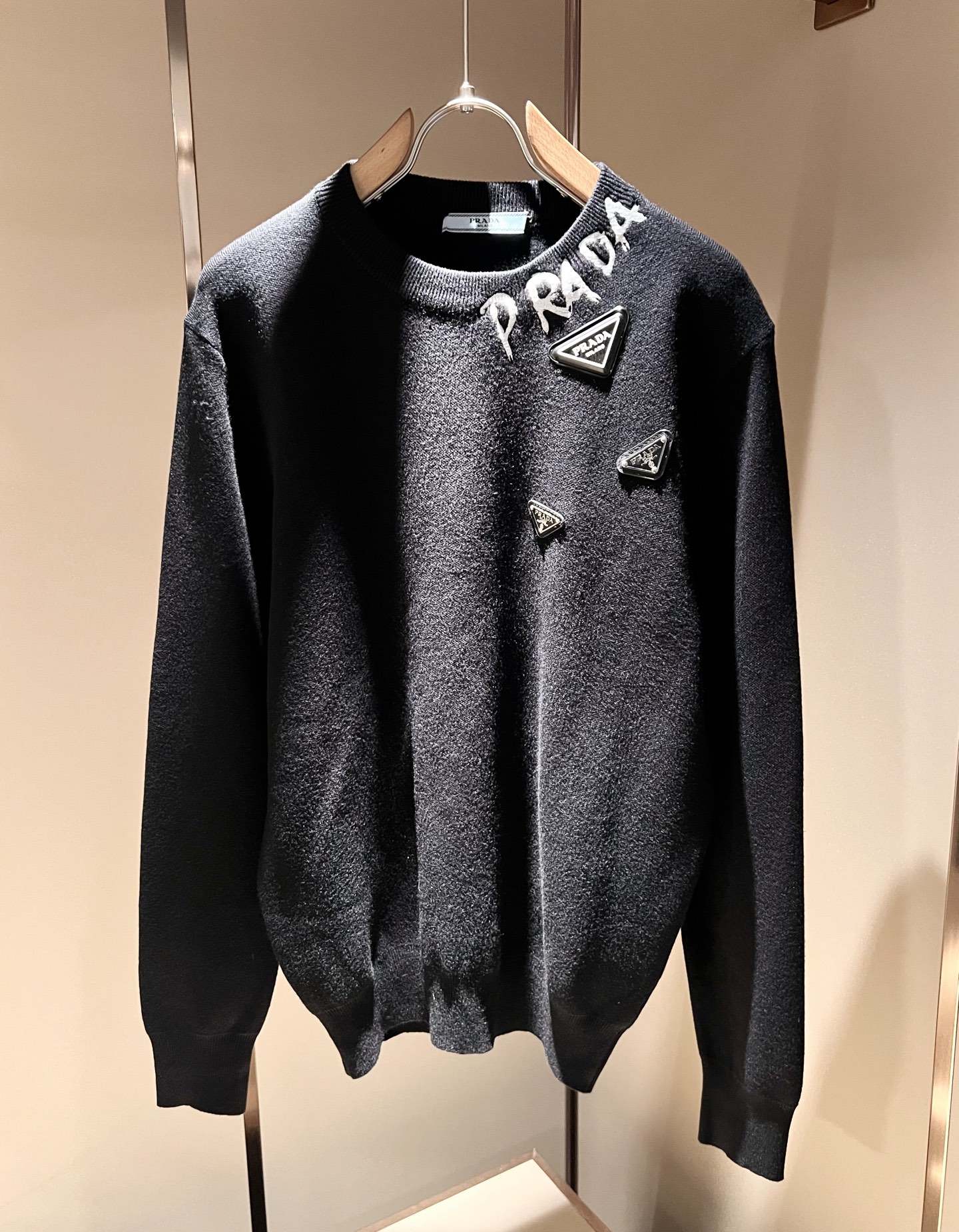 Prada Male Basic Clothing Wool M-xl