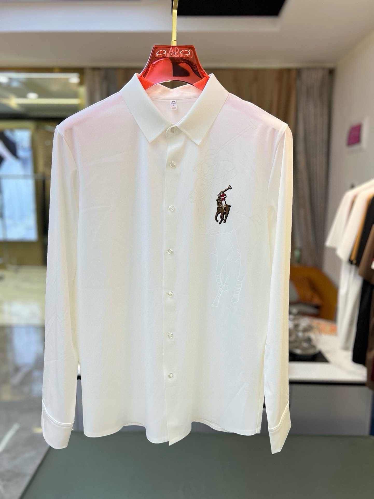 Male Shirt Cotton Black M-l-xl