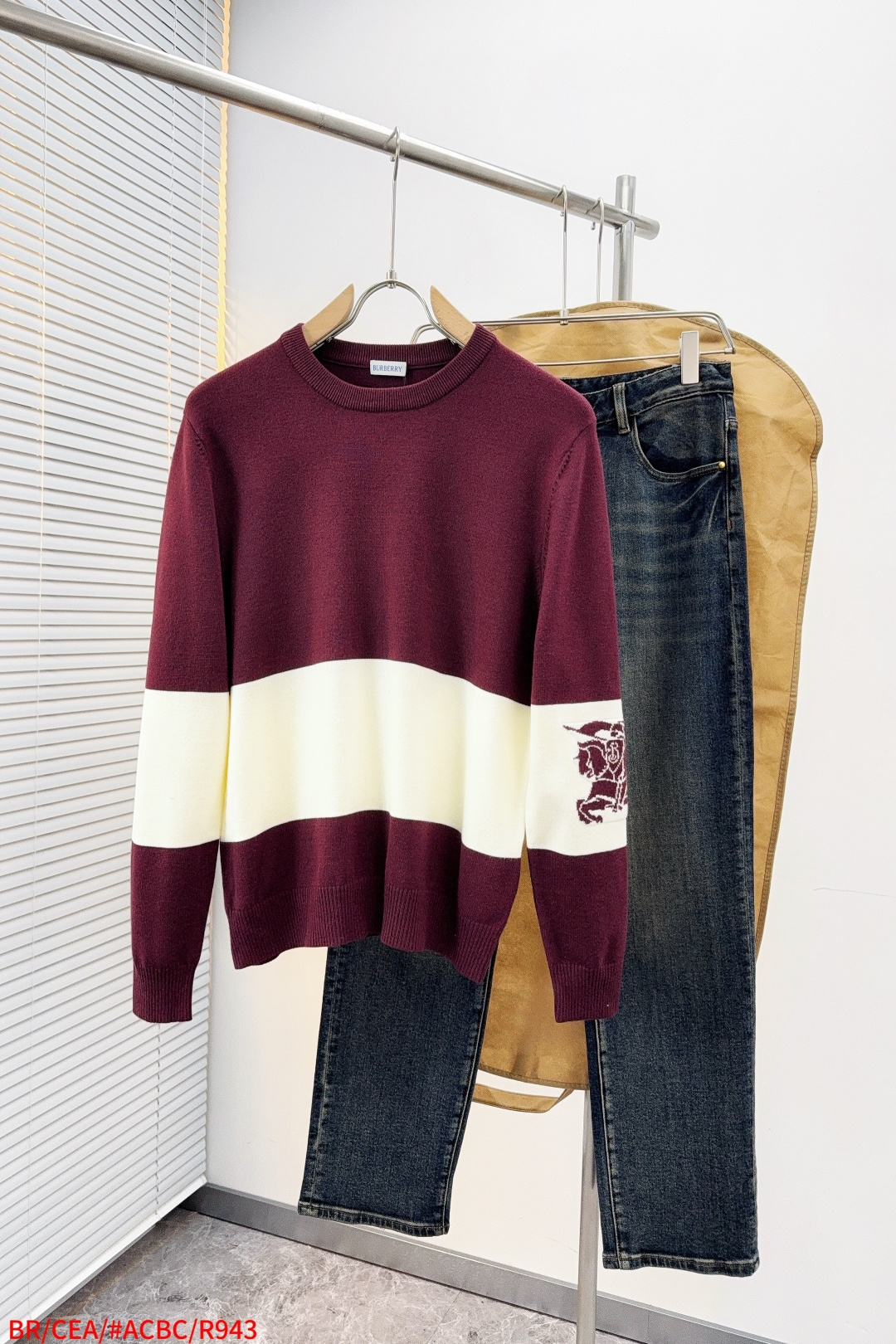 Burberry Male Basic Clothing Wool S-m-xl