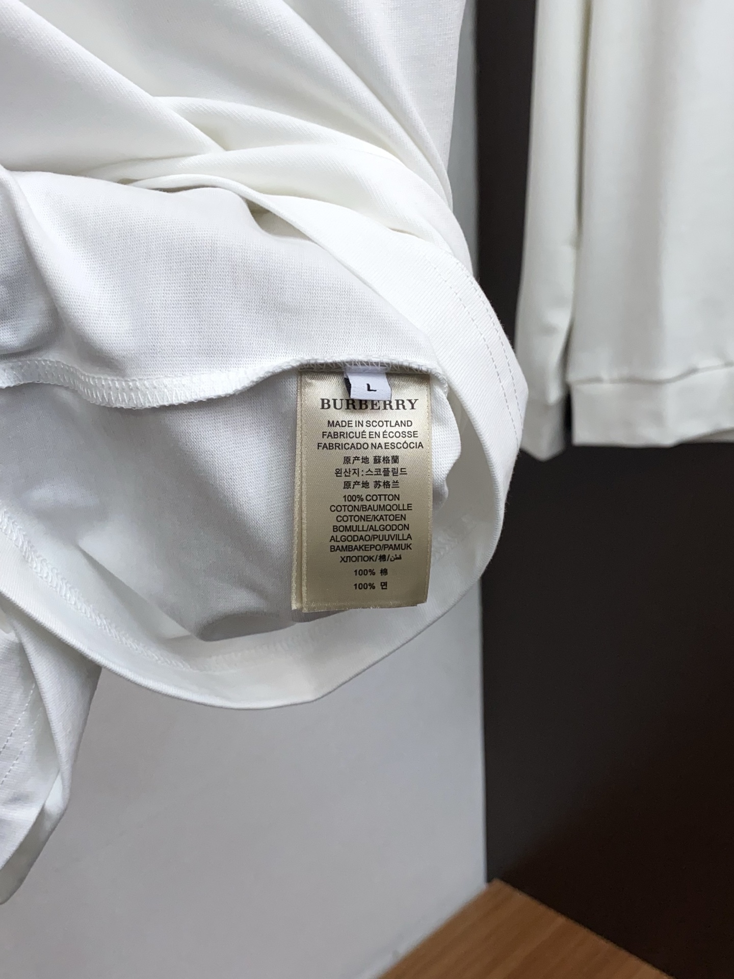 Burberry Male Basic Clothing Cotton S-xl