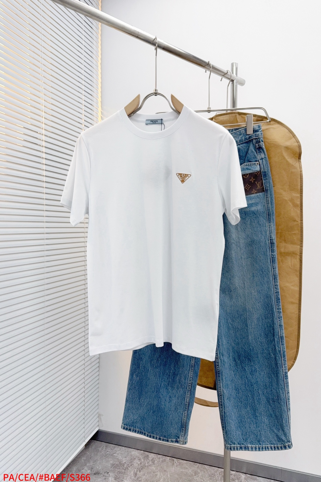 Prada Male Basic Clothing Cotton Black S-m-l-xl