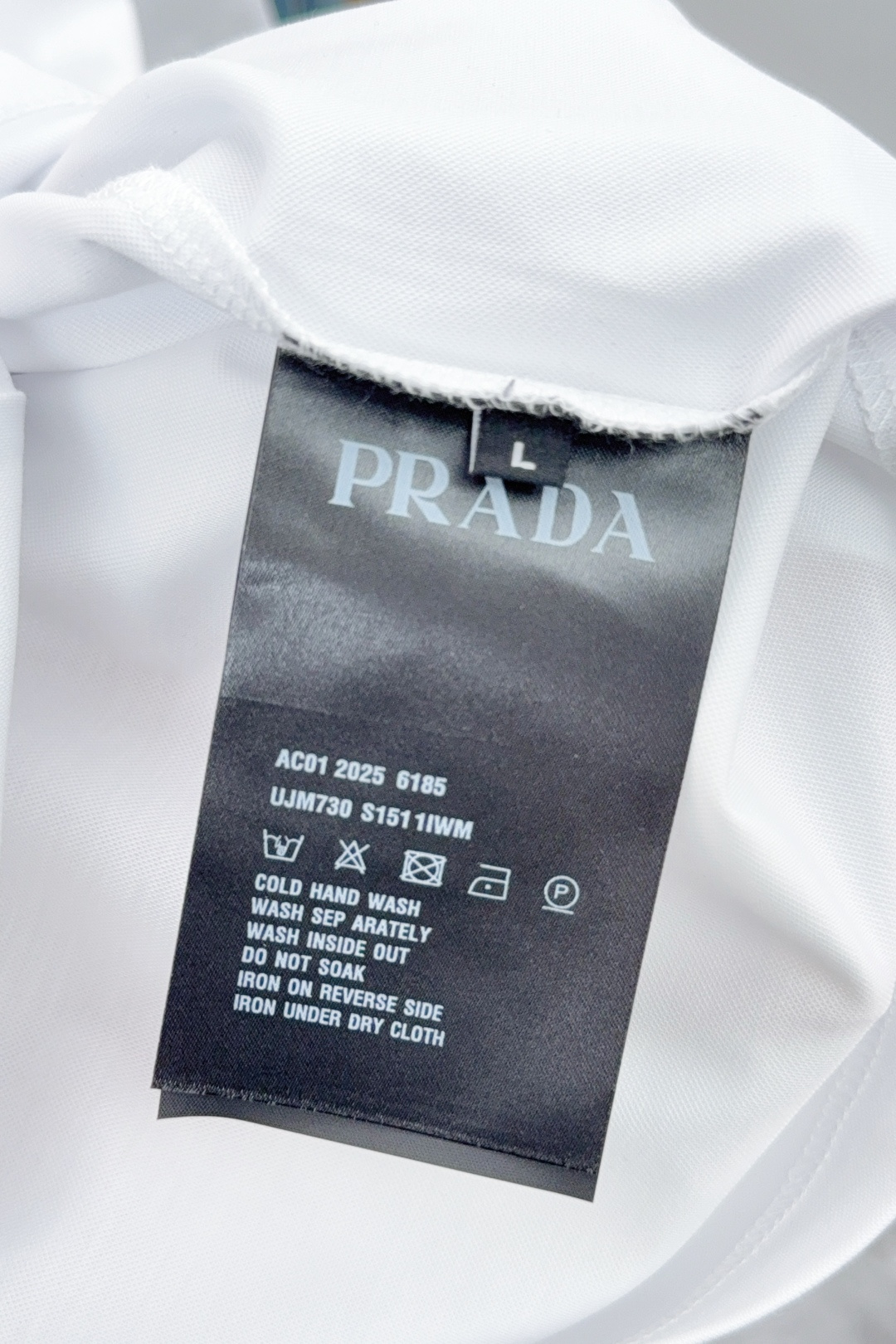 Prada Male Basic Clothing Cotton Black S-m-l-xl