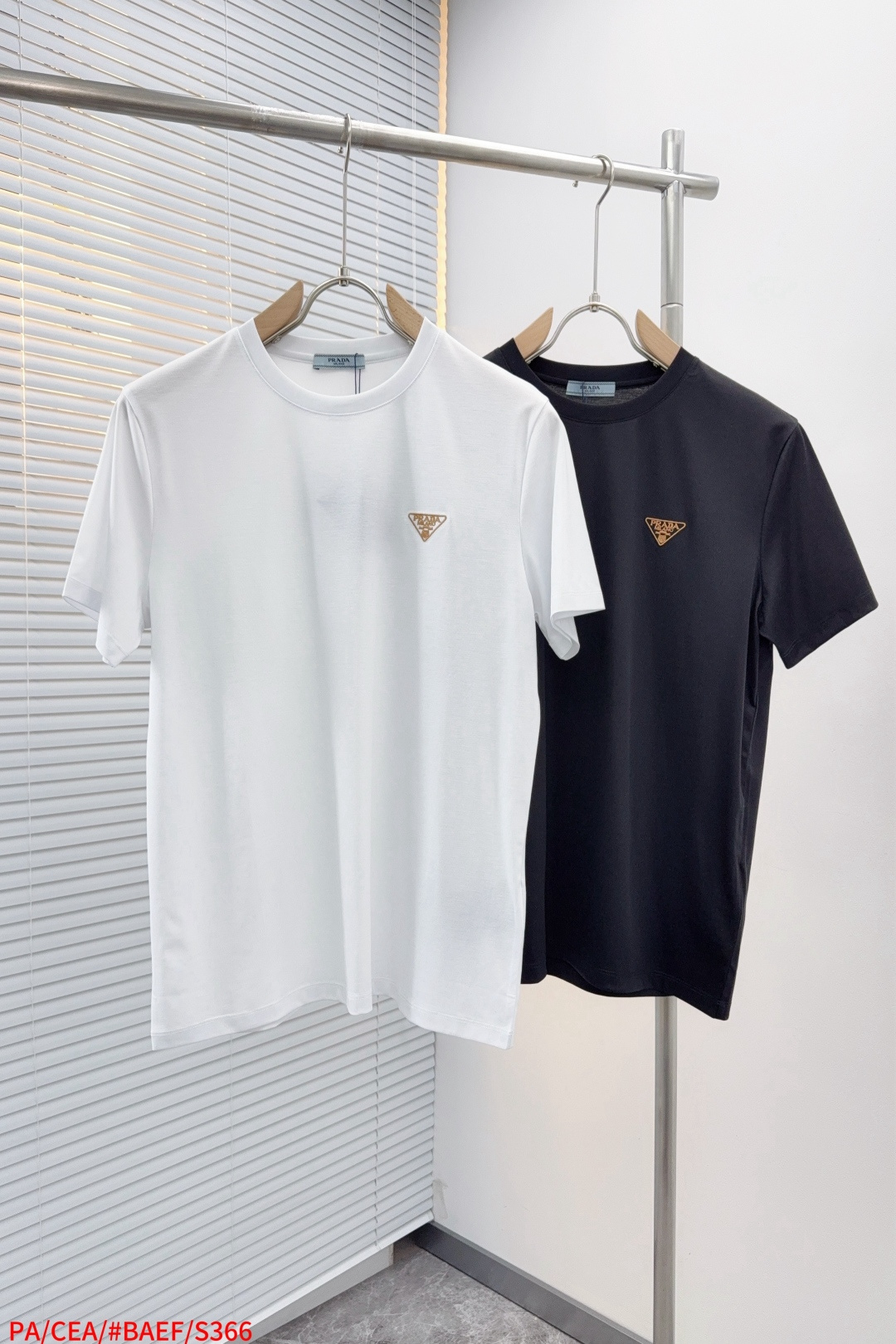 Prada Male Basic Clothing Cotton Black S-m-l-xl