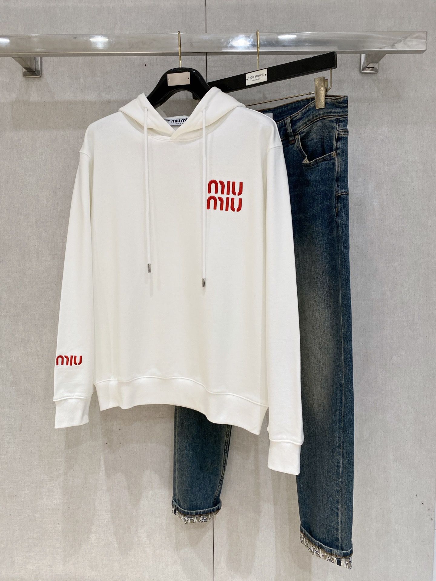 Miu Miu Couple Hoodie Hooded S-m-xl