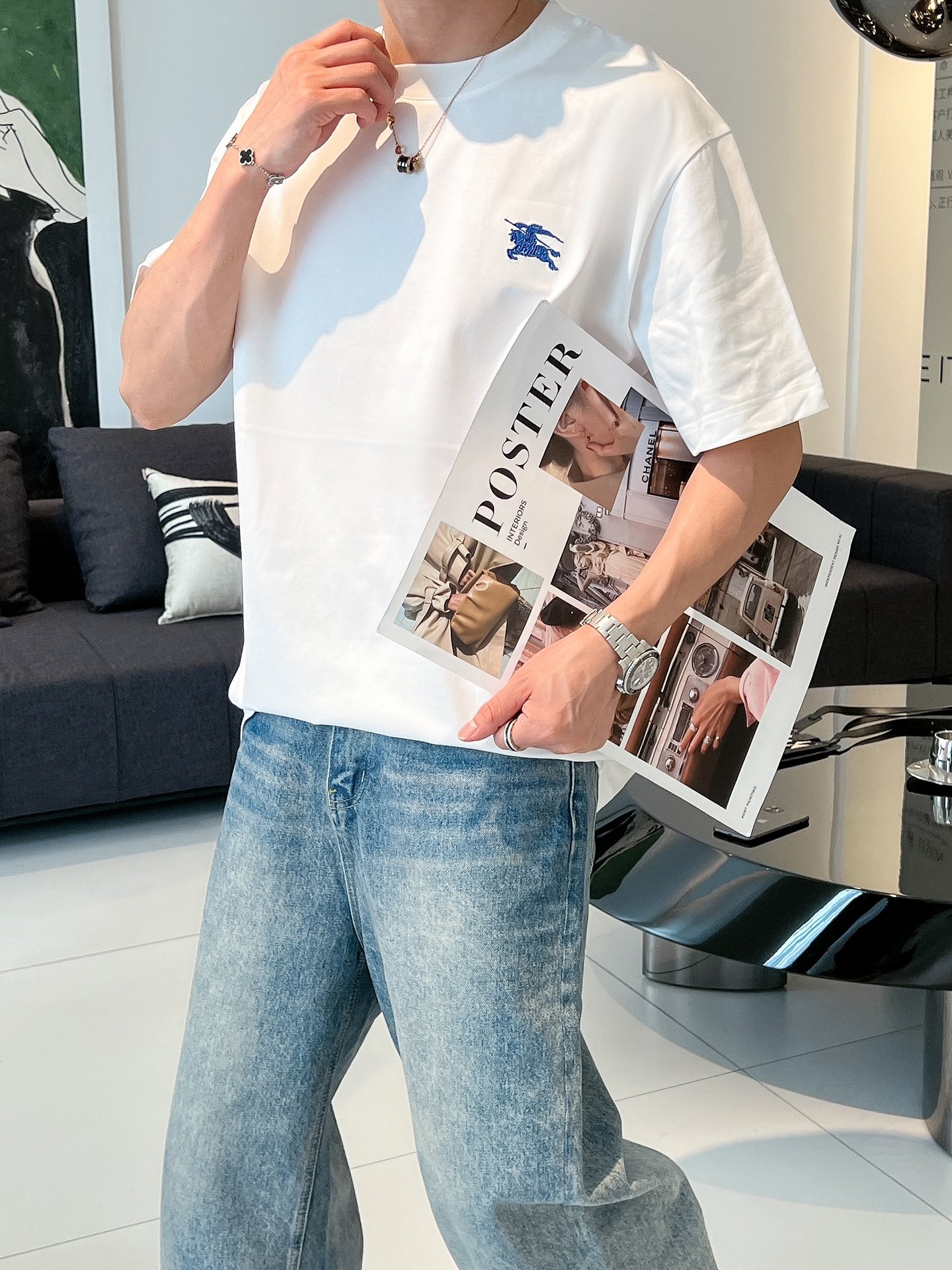 Burberry Basic Clothing S-xl