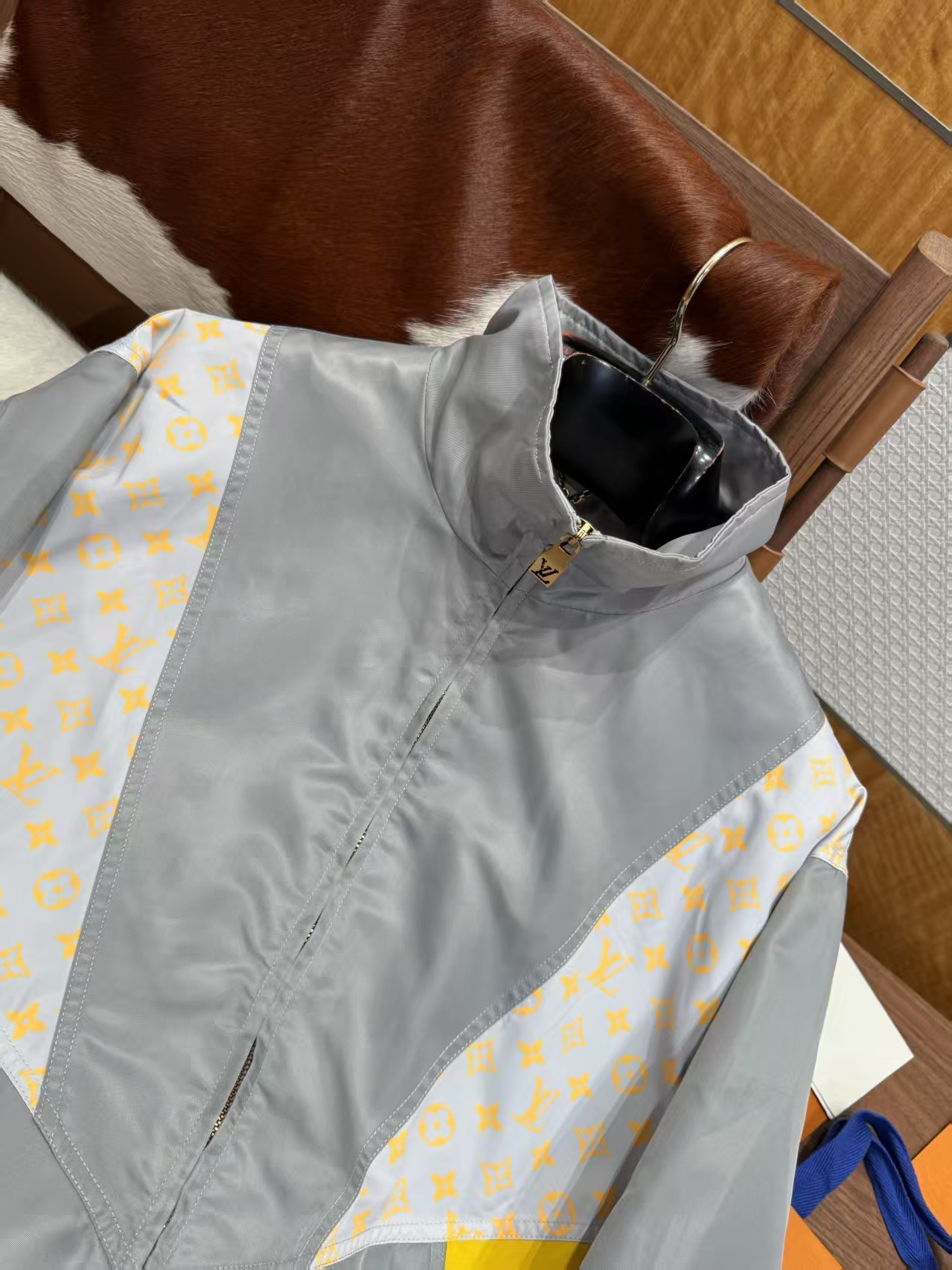 Louis Vuitton Jacket Gray Printed S-m-l-xl
