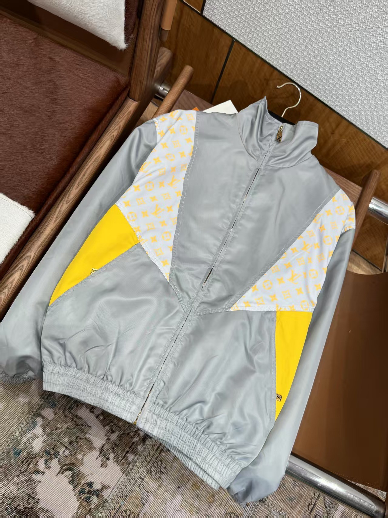 Louis Vuitton Jacket Gray Printed S-m-l-xl