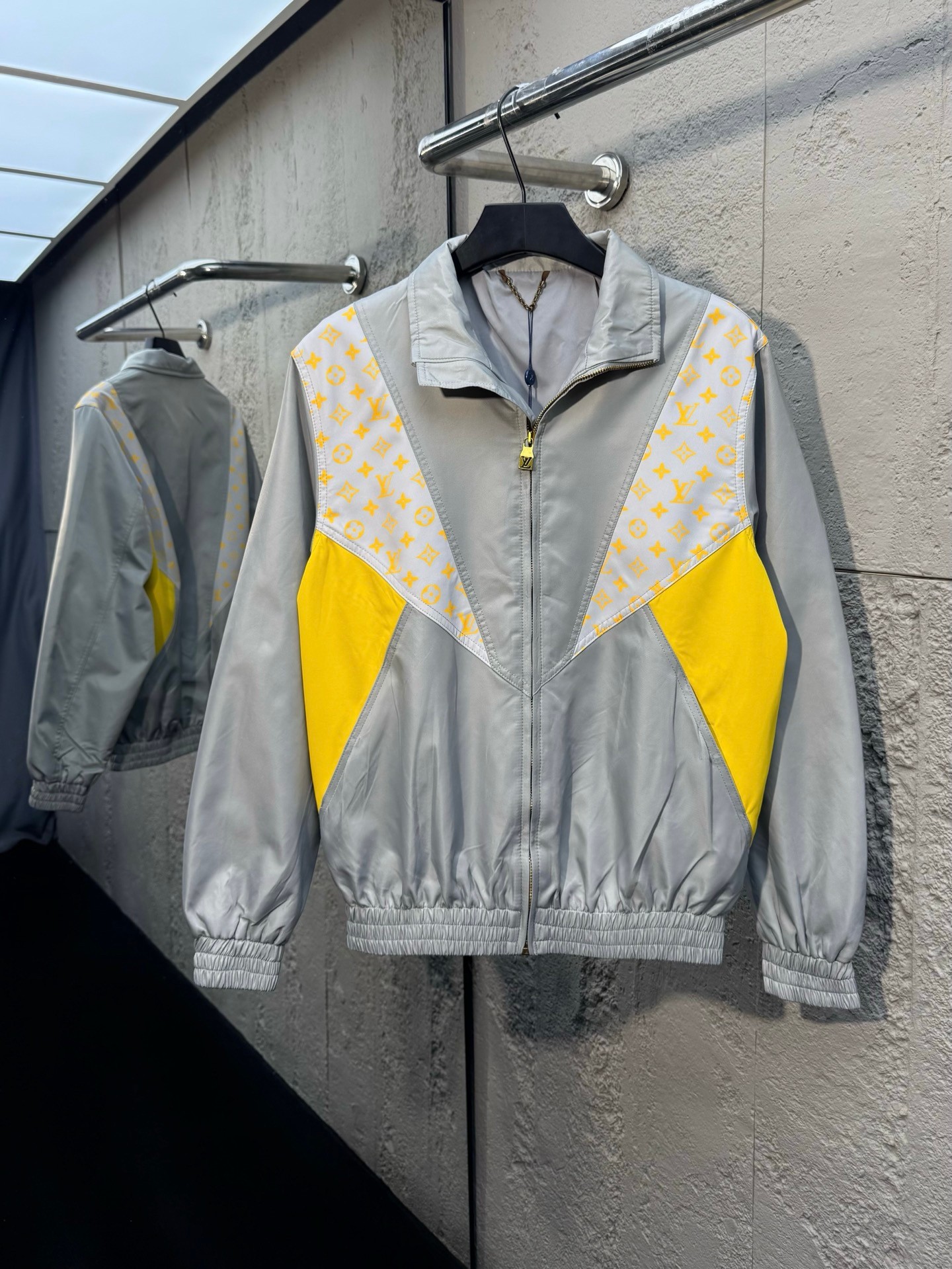 Louis Vuitton Jacket Gray Printed S-m-l-xl
