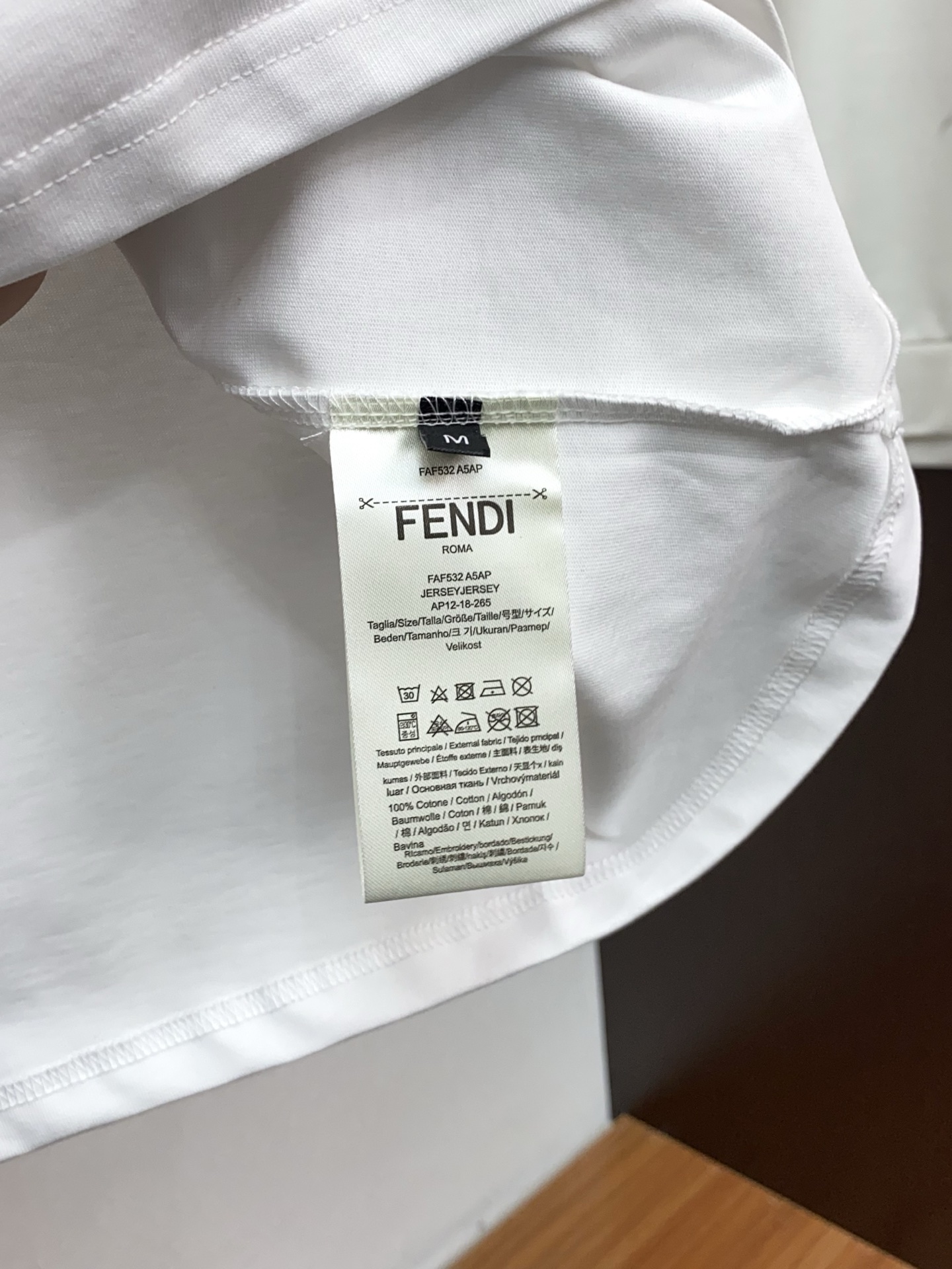 Fendi Male Basic Clothing Cotton S-xl