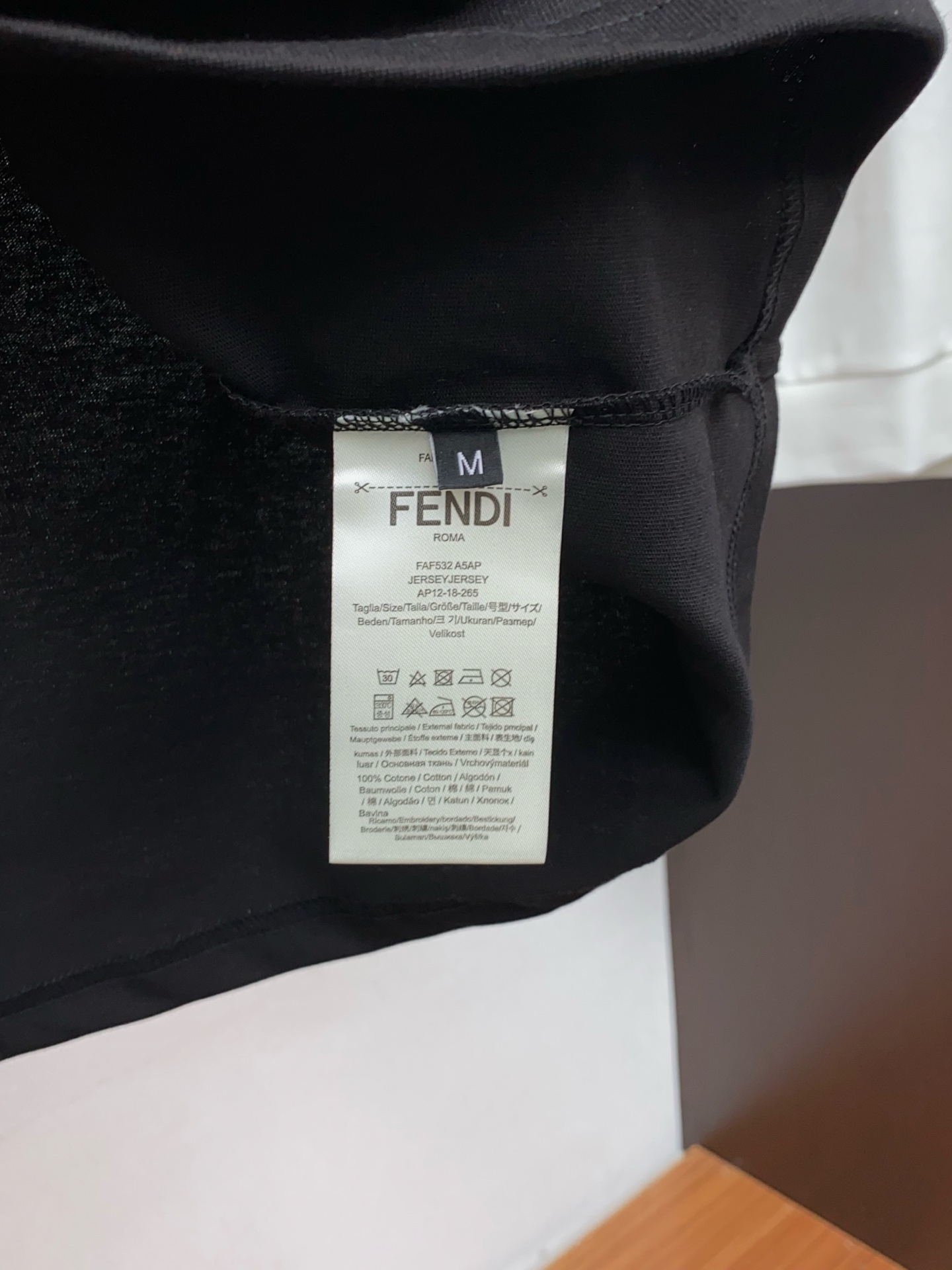 Fendi Male Basic Clothing Cotton S-xl