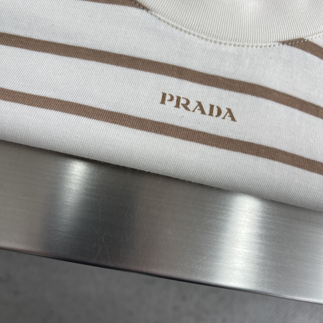 Prada Basic Clothing Cotton Printed S-m-l-xl