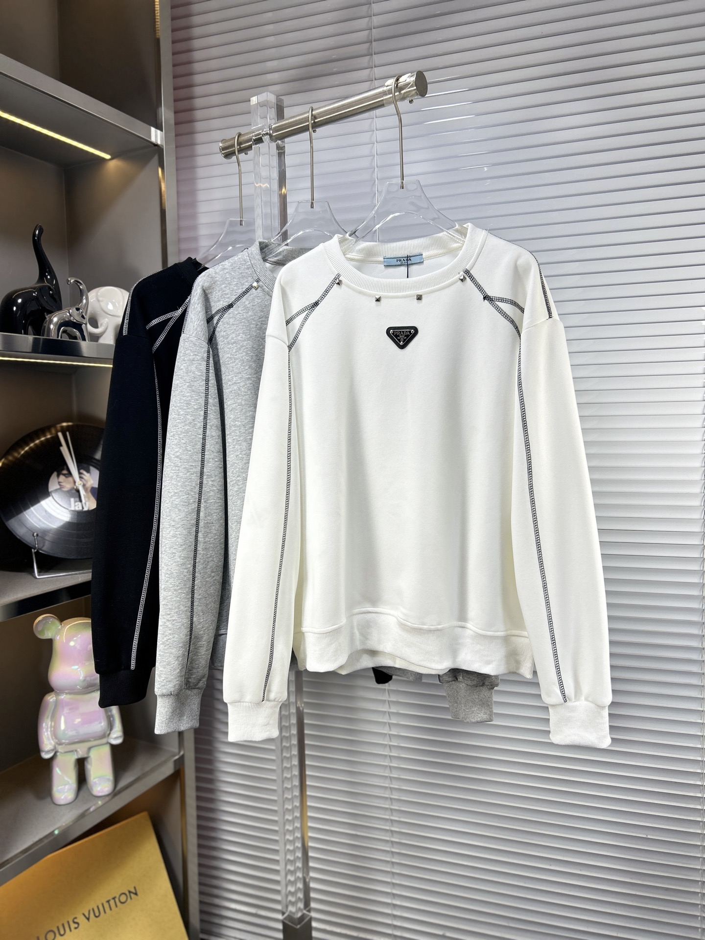 Prada Hoodie Cotton S-m-xl