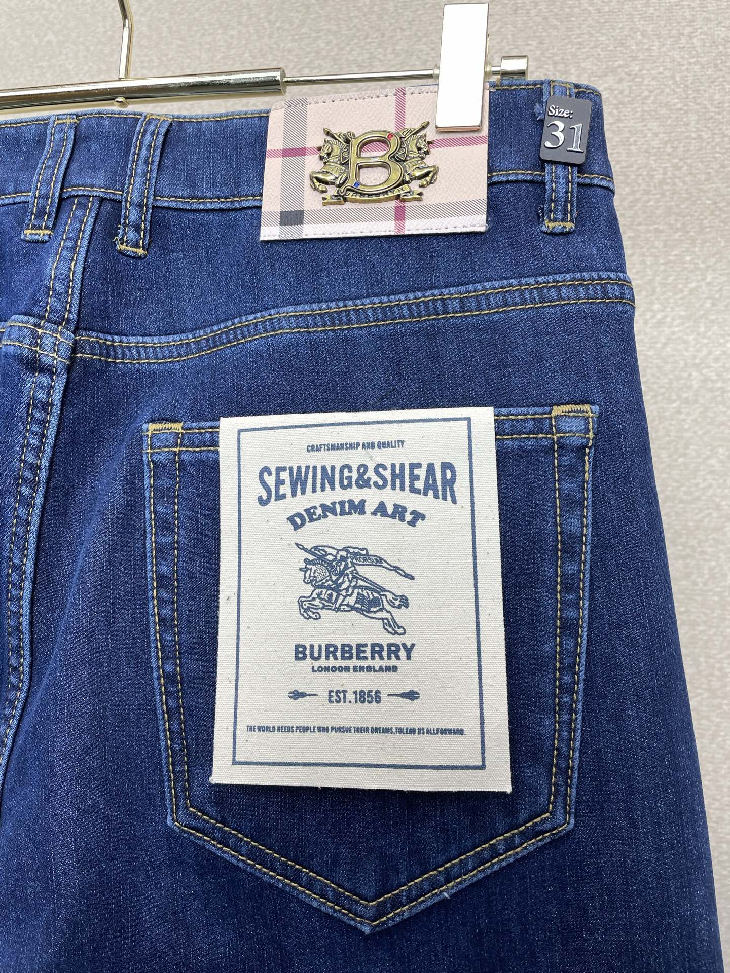 Burberry Jeans Fleece Lined