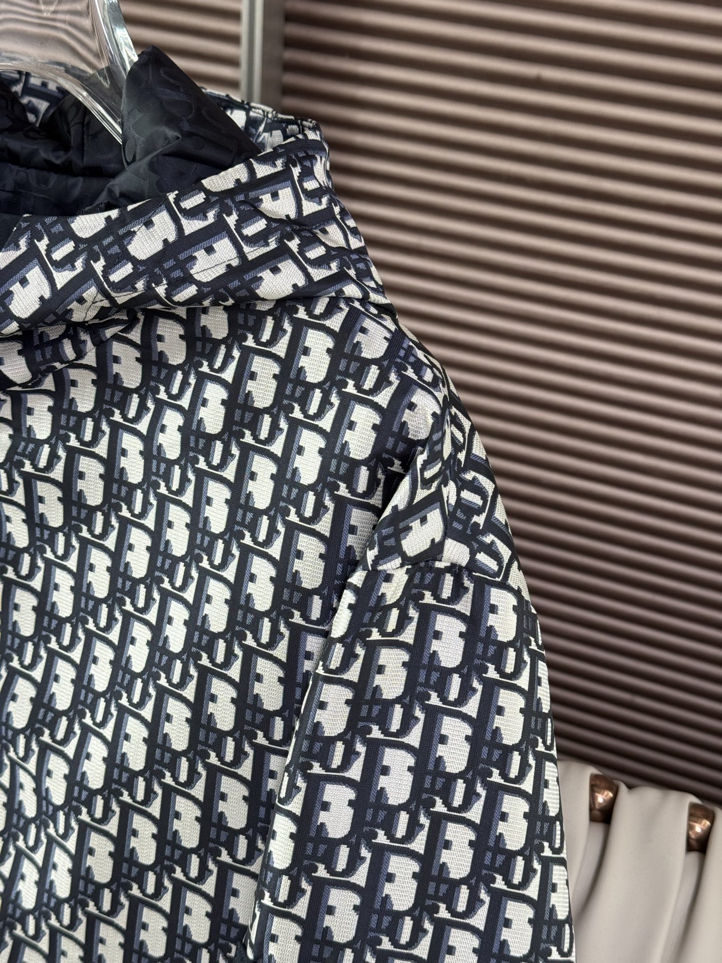 Dior Jacket Cotton Black Hooded S-l