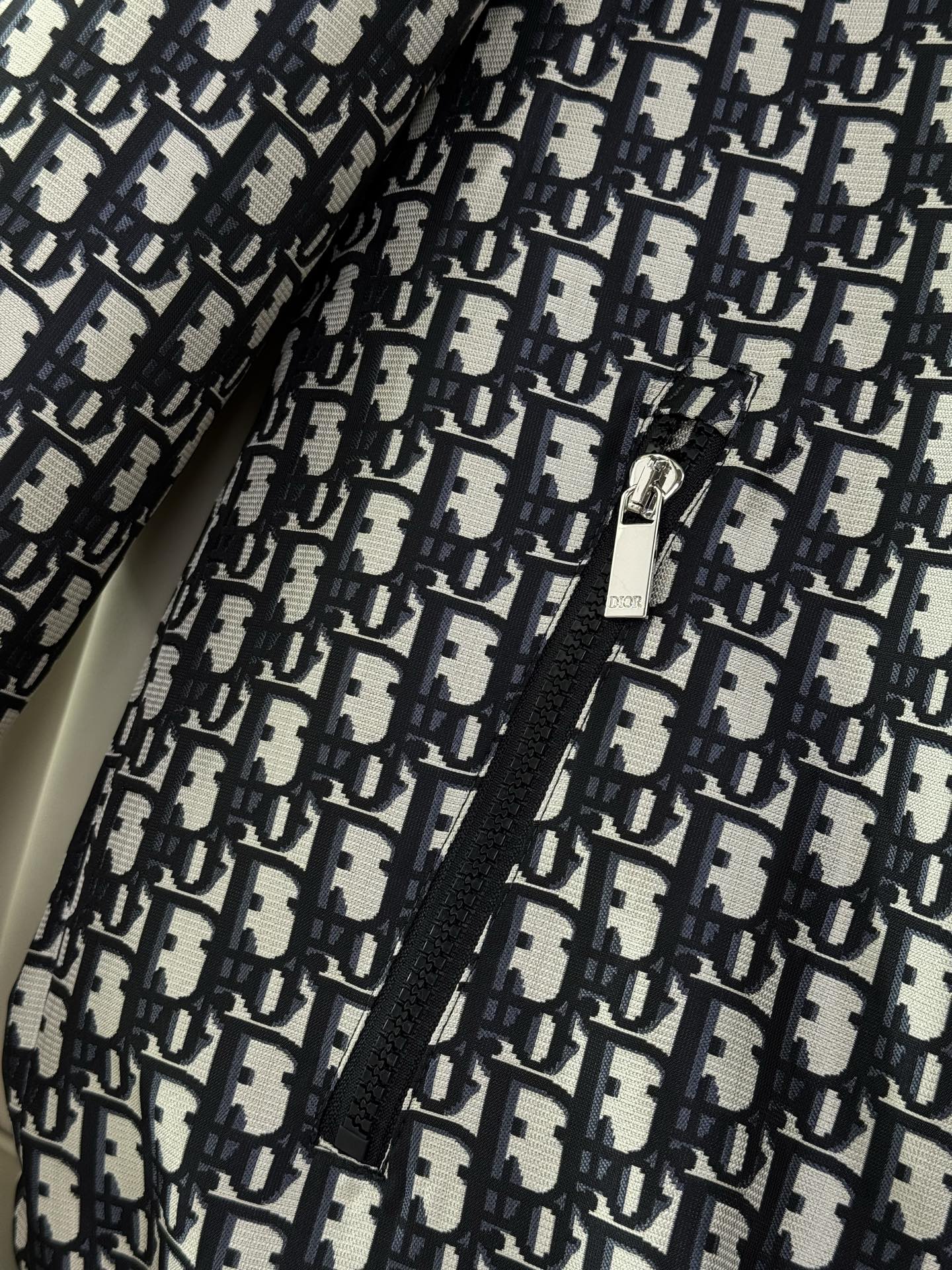 Dior Jacket Cotton Black Hooded S-l