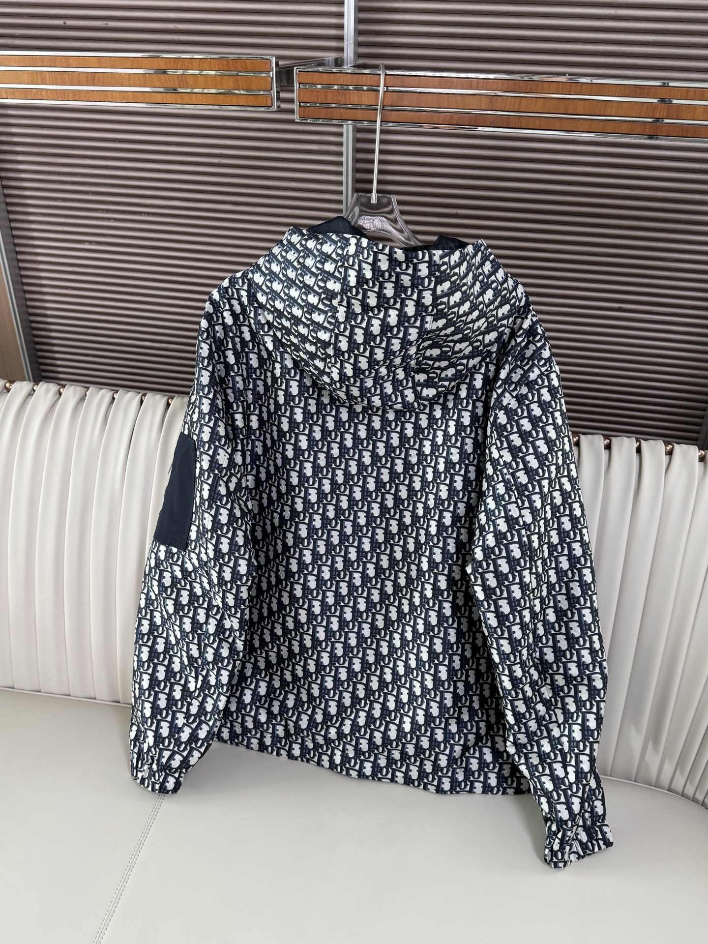 Dior Jacket Cotton Black Hooded S-l
