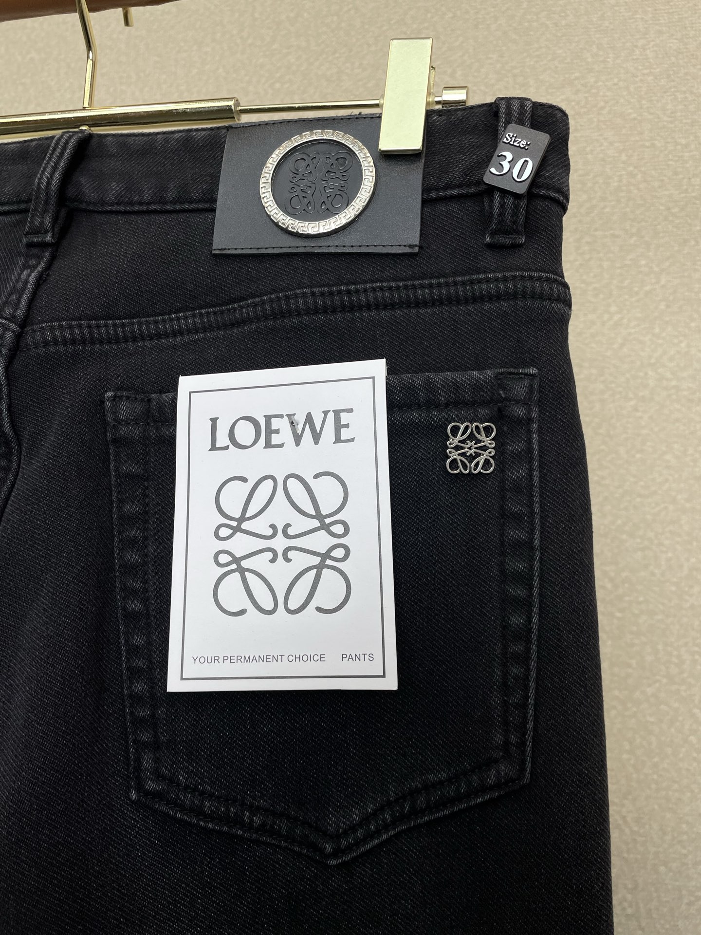 Loewe Jeans Fleece Lined L