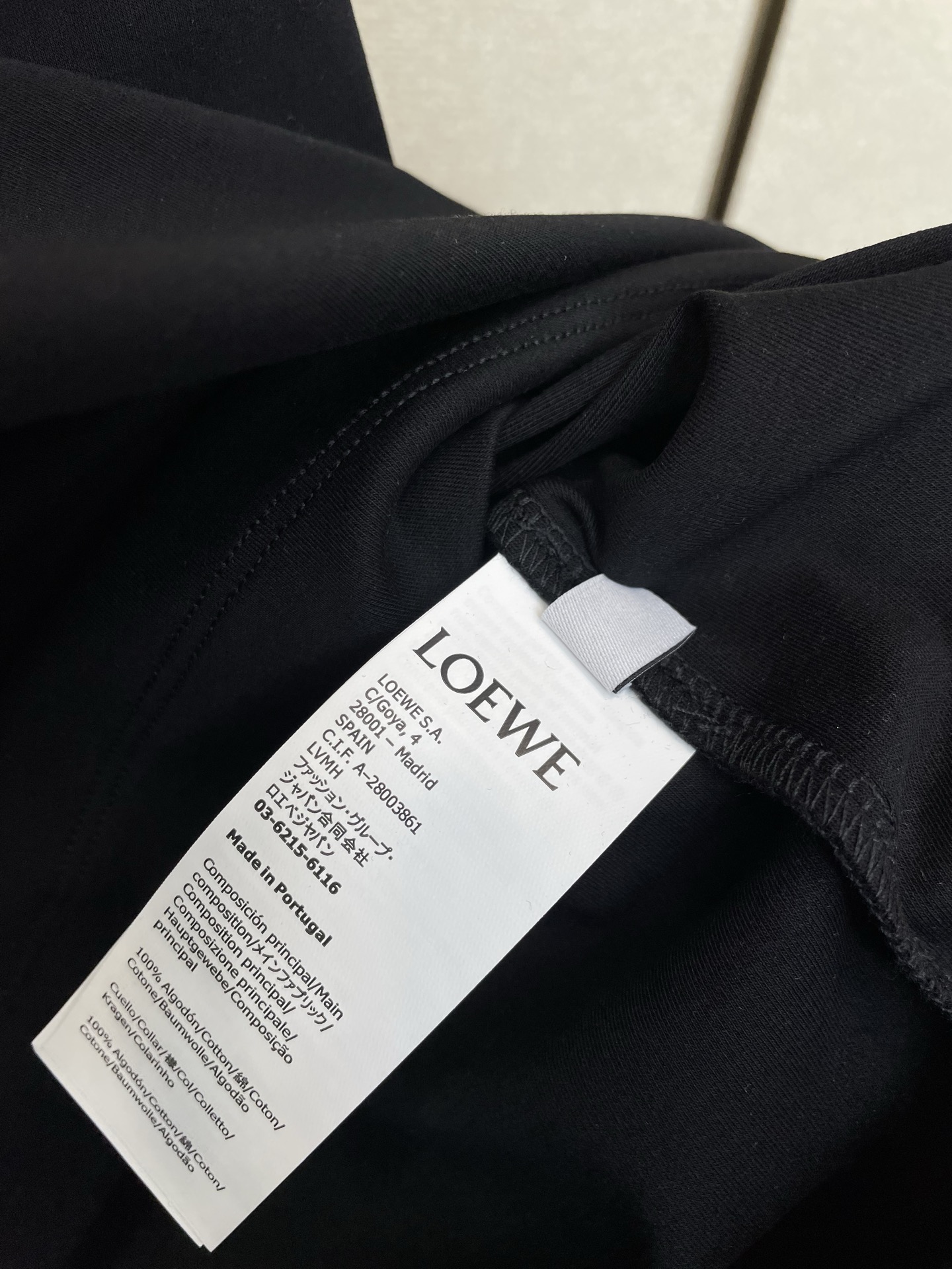 Loewe Male Basic Clothing M-l-xl