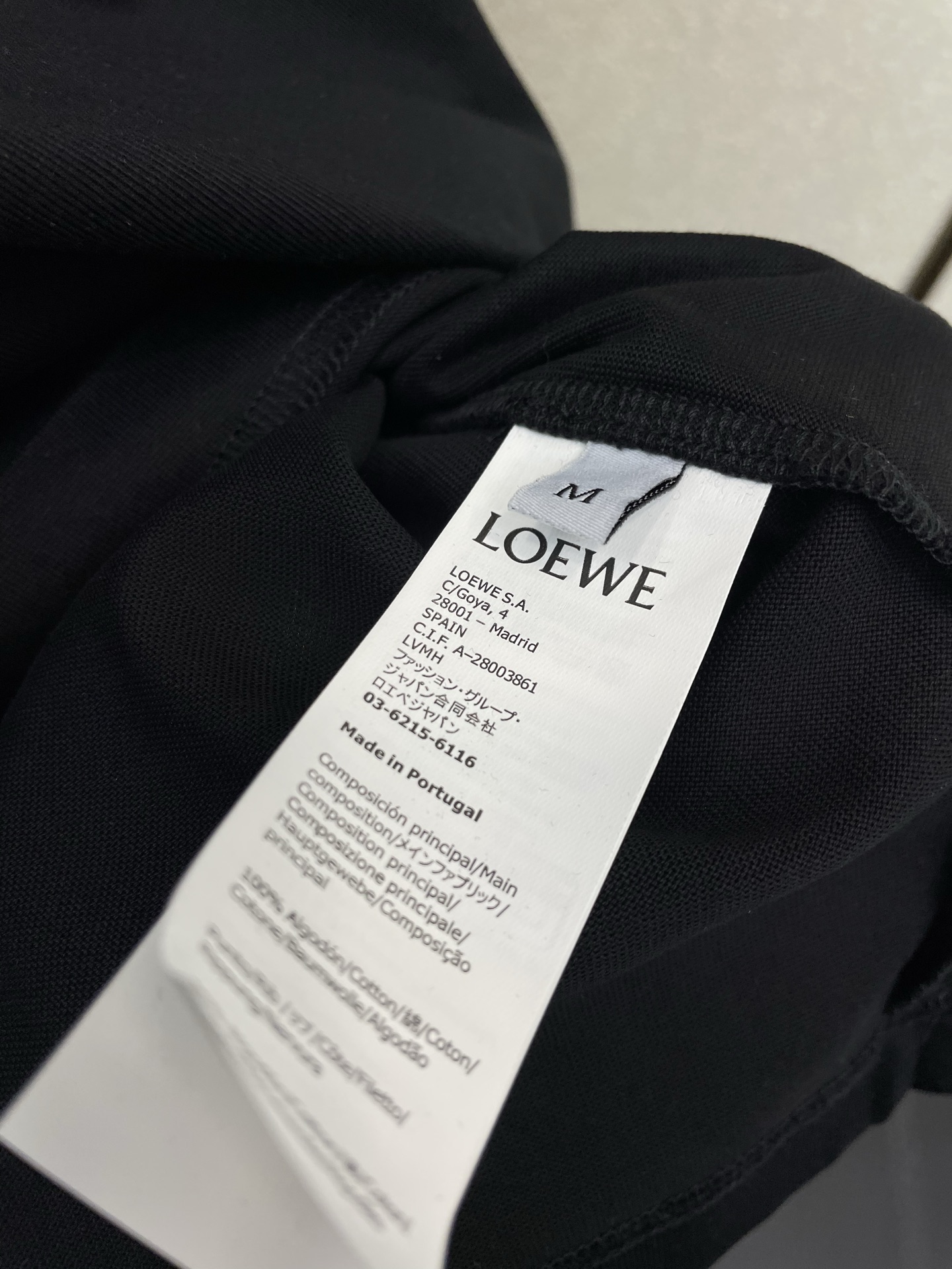 Loewe Male Basic Clothing S-l-xl