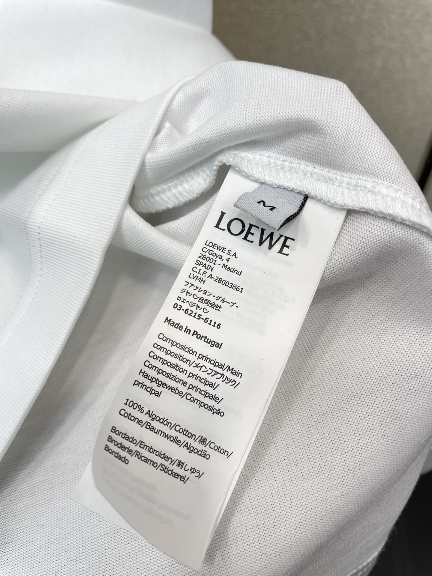 Loewe Male Basic Clothing S-l-xl