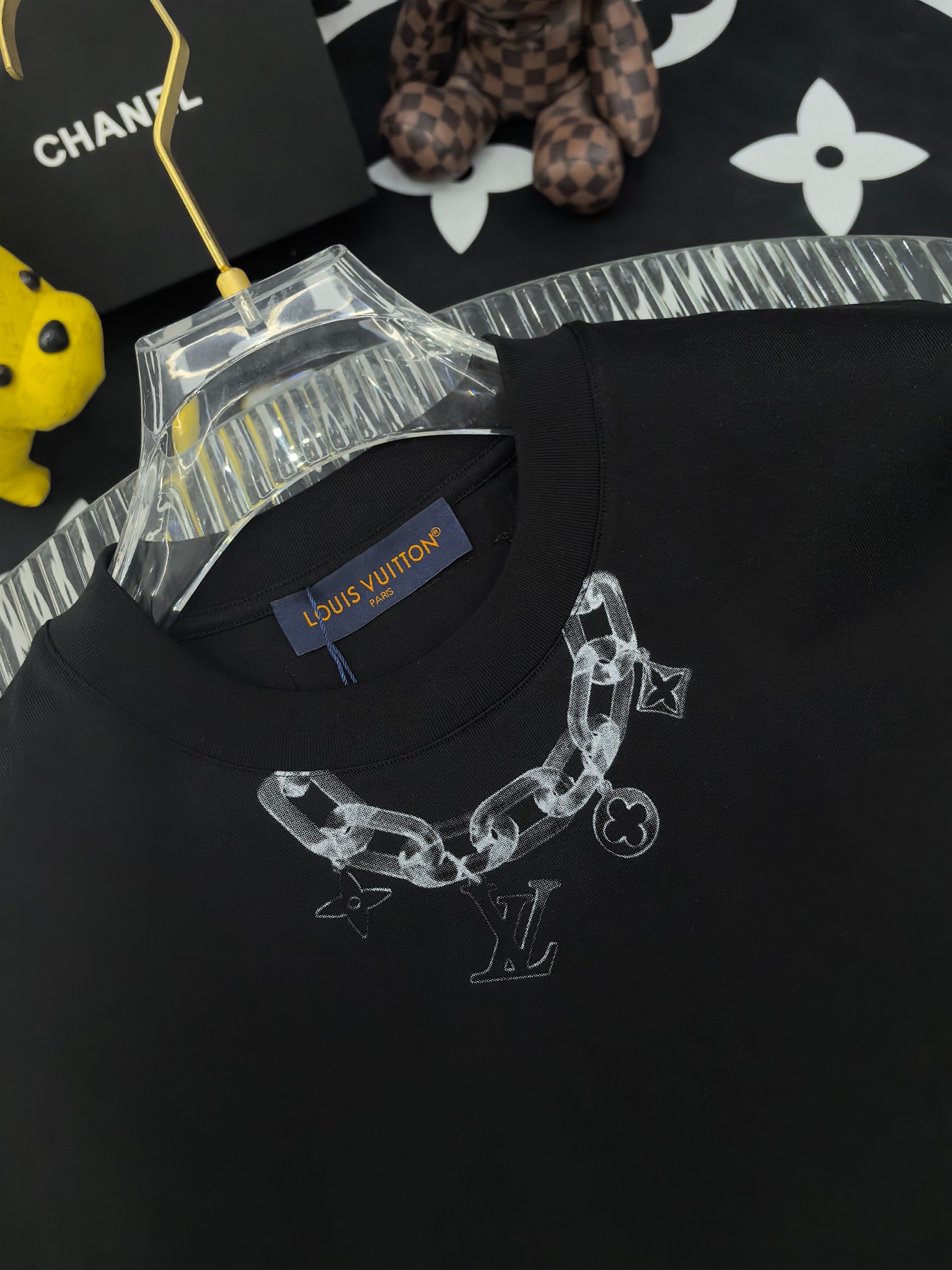 Louis Vuitton Basic Clothing Cotton Black S-l-xl